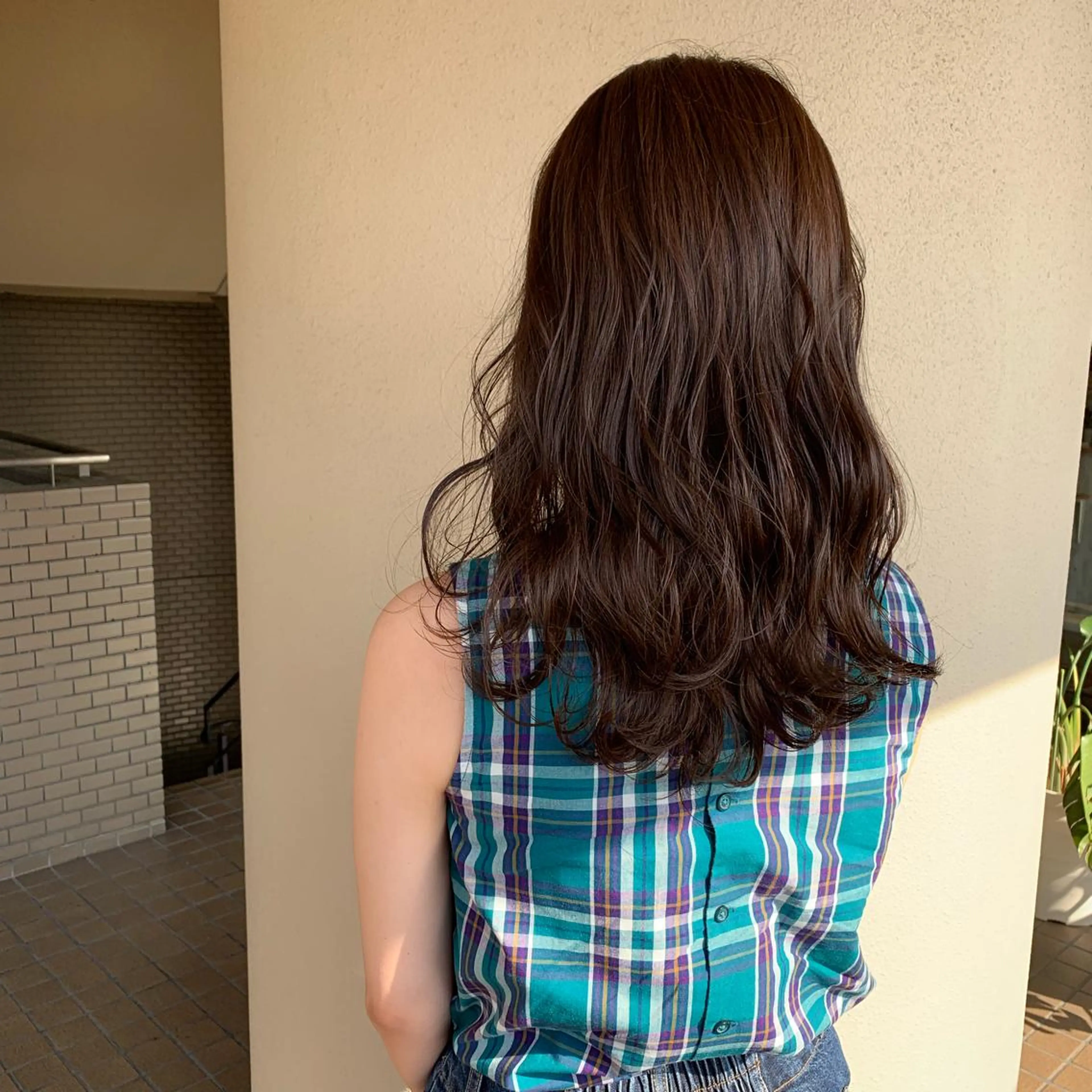 セミロング カラー 本町/新町/心斎橋 透明感カラーSANCのヘアスタイル