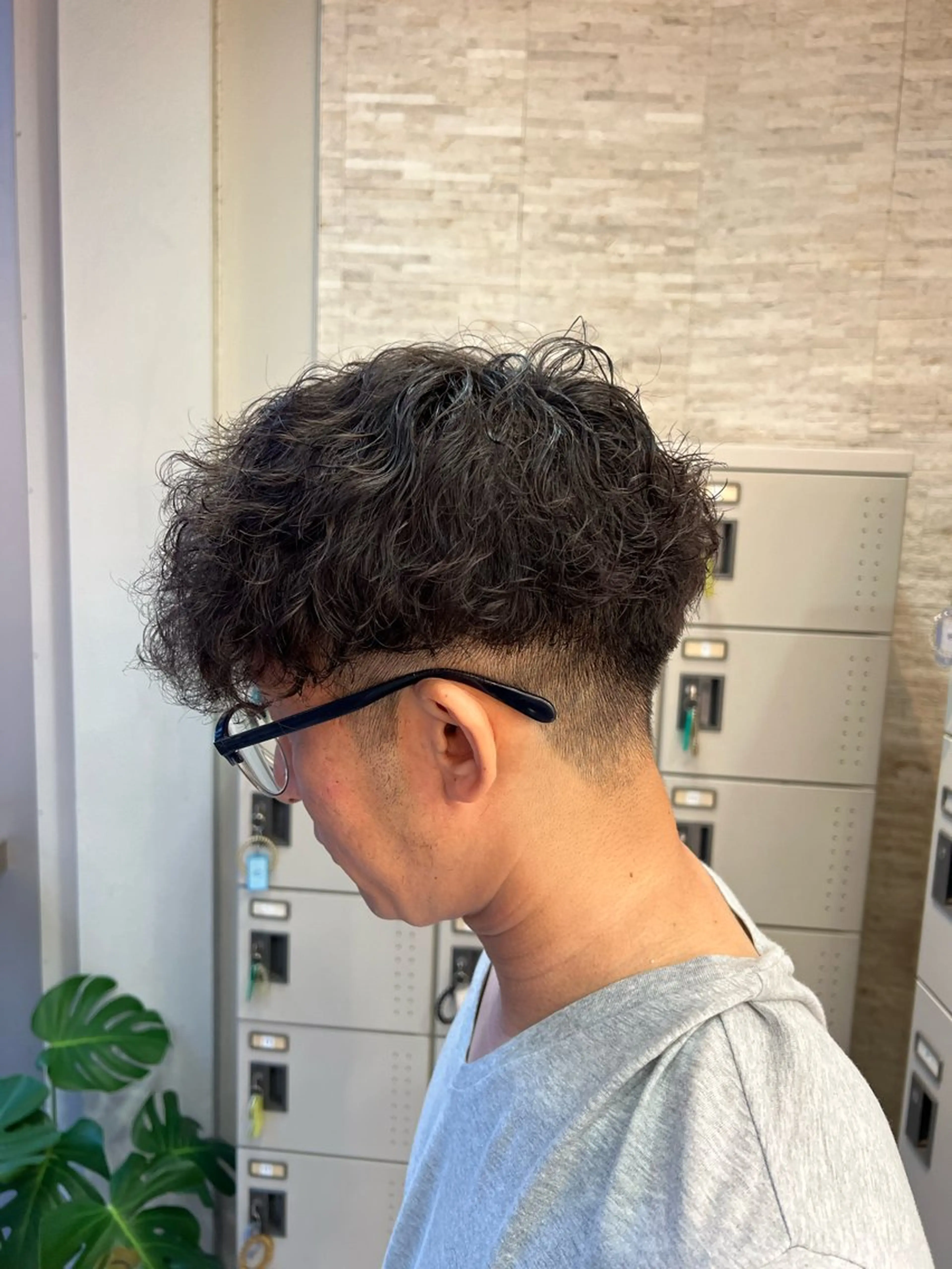 パーマ メンズ メンズパーマ スパイラルパーマ カット パーマ メンズ特化/勝田駅/ 佐和駅/鈴木輝瑠/のヘアスタイル