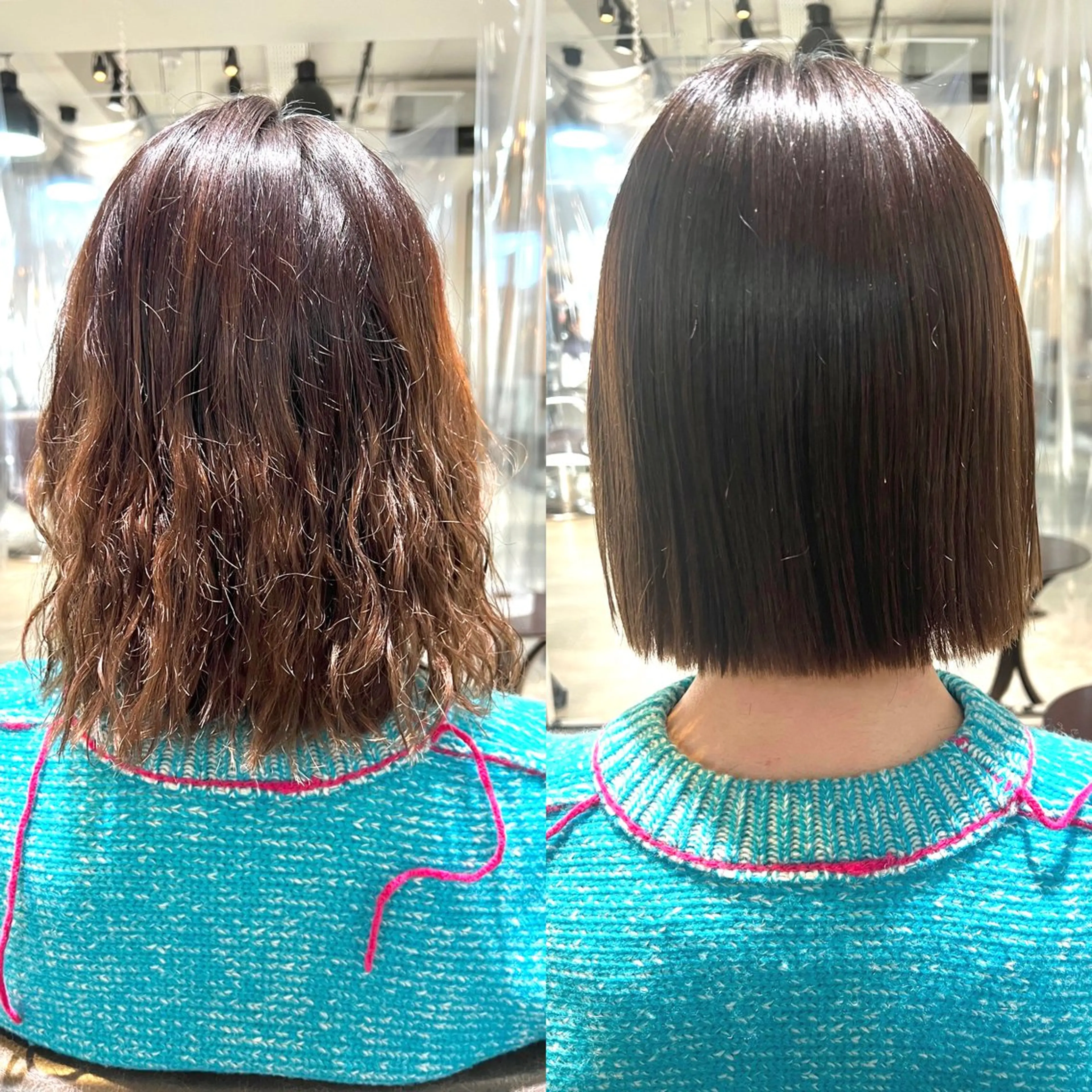 ミディアム パーマ ヘアアレンジ パーマ トリートメント ヘッドスパ ヘアセット 🌈インナーカラー ‘ショウマ’🌈のヘアスタイル