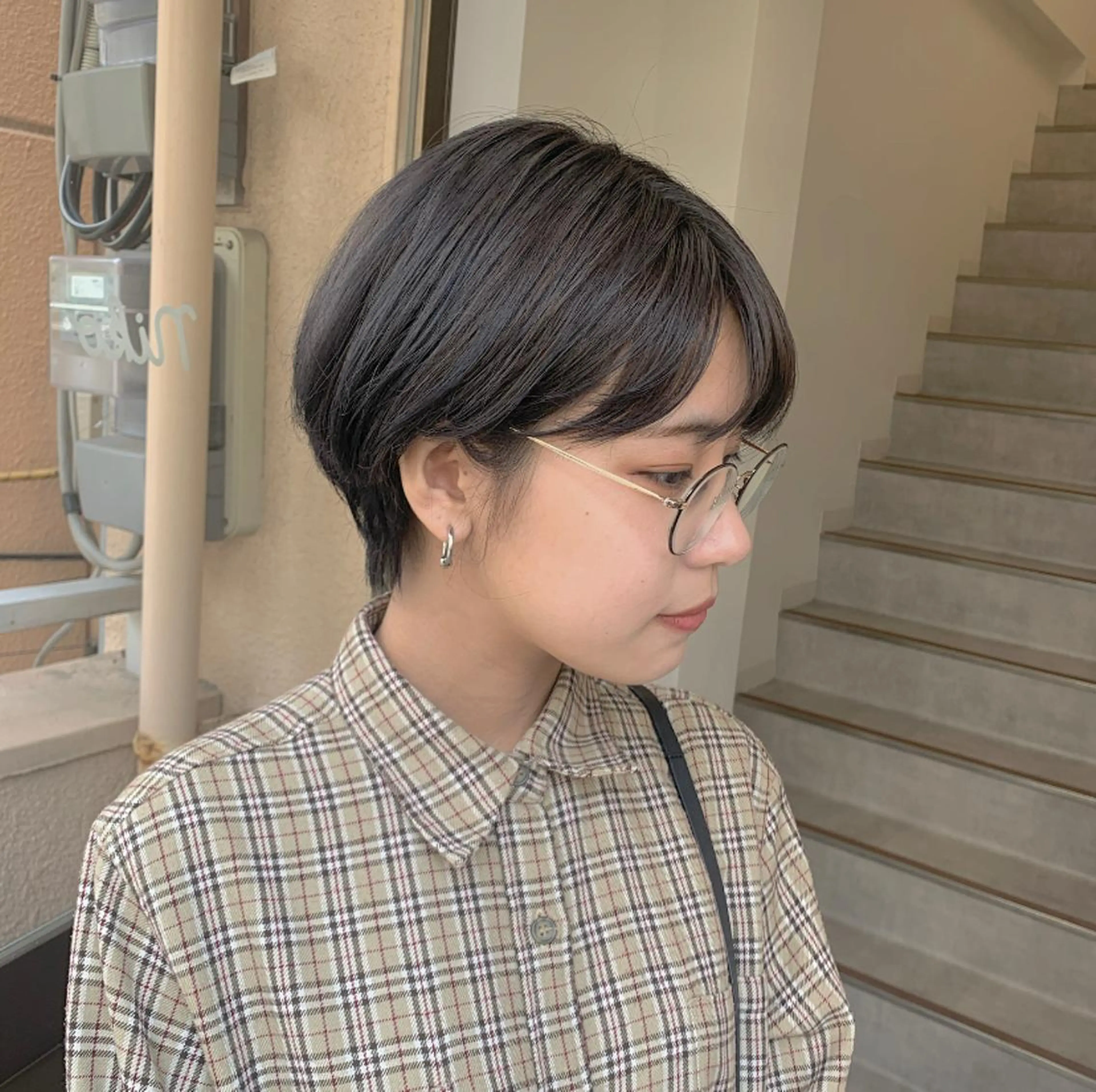 ショート カラー MARU パーマ/レイヤーのヘアスタイル