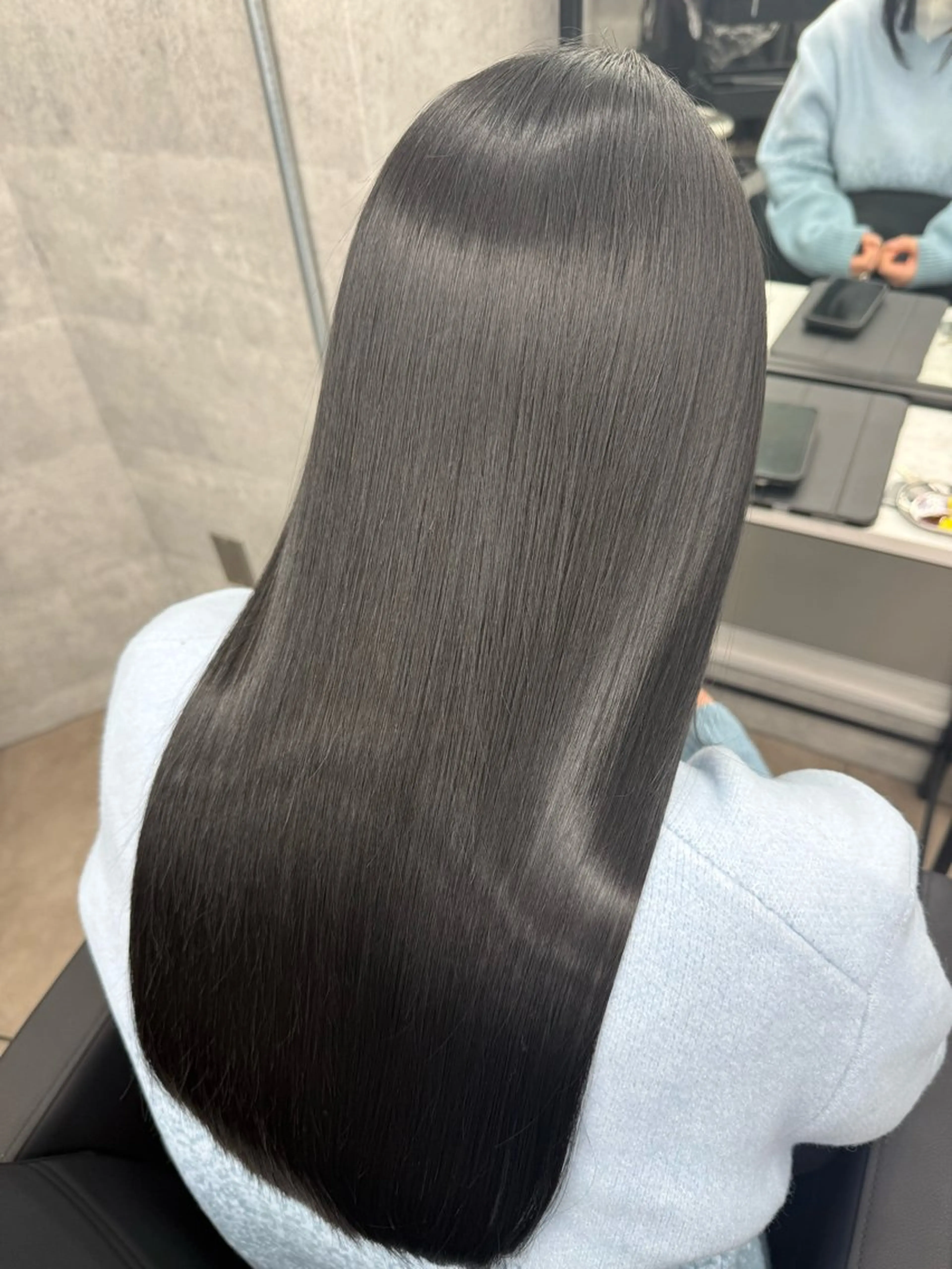 ロング カット 縮毛矯正 トリートメント 髪質改善・縮毛矯正 Taijuのヘアスタイル