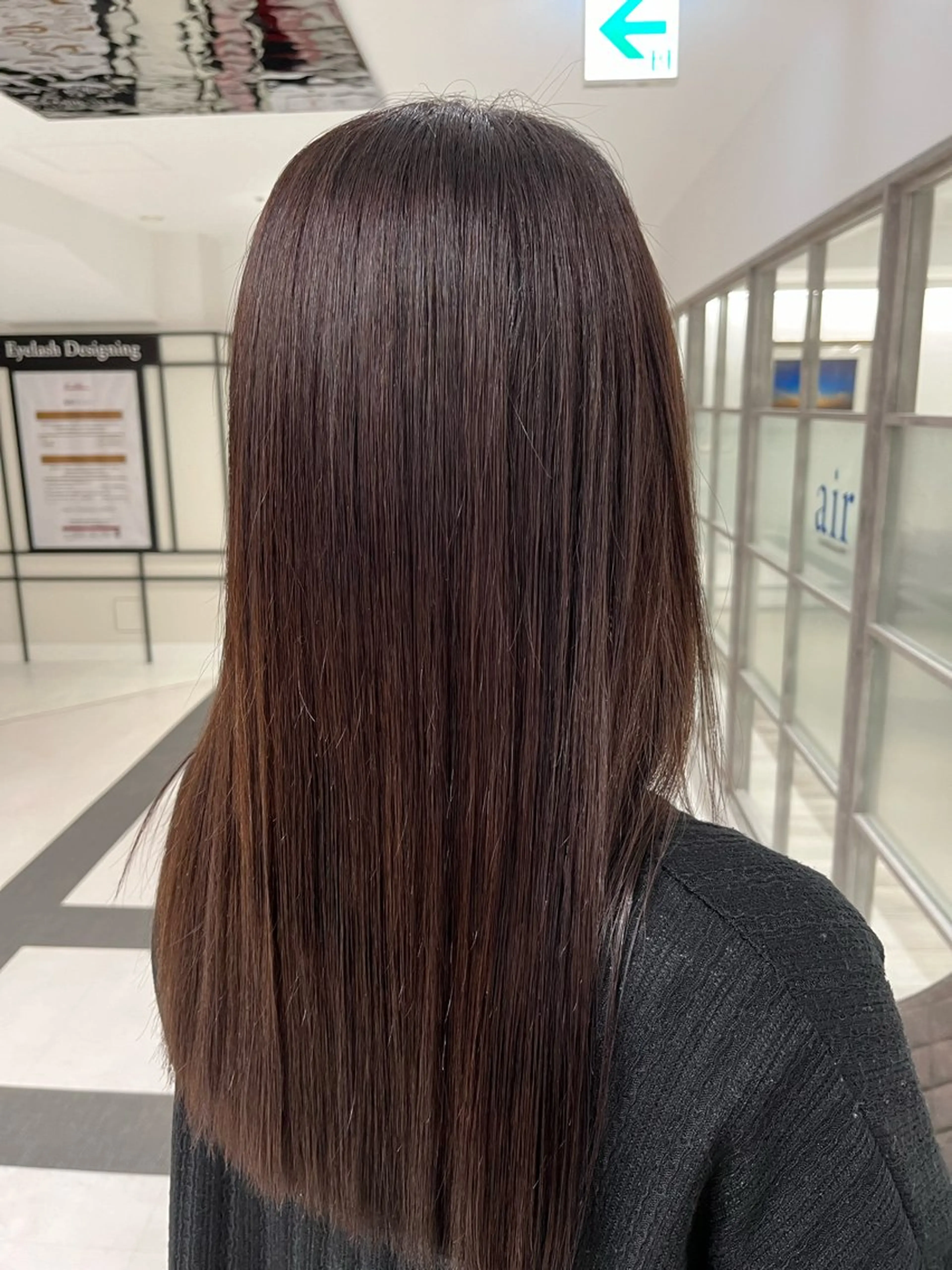 ロング カラー ブラウンカラー ナチュラルブラウン トリートメント AIR横浜所属・宝徳 伶奈のヘアスタイル