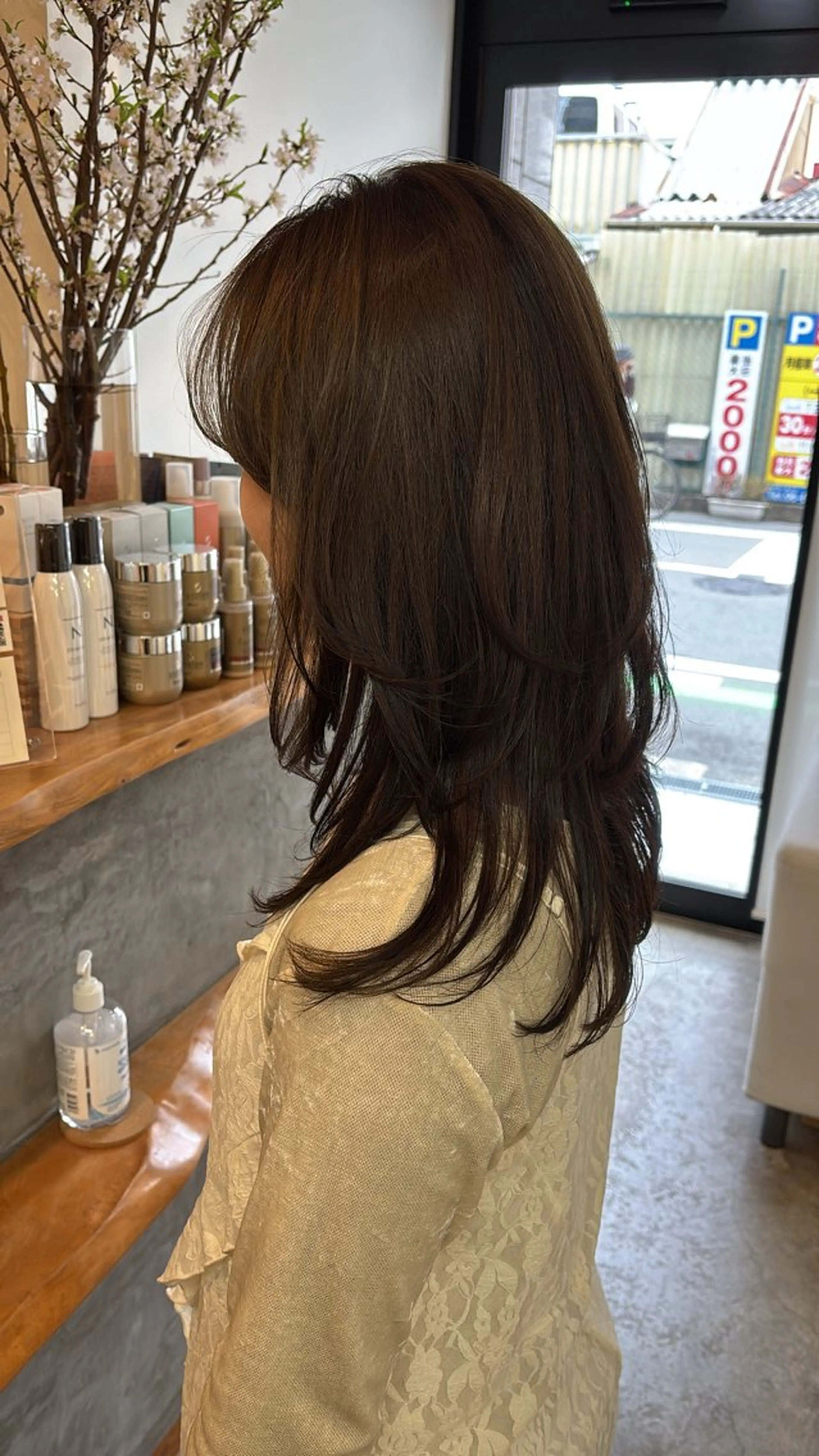 カラー 透明感カラー🫧 高田李胡のヘアスタイル