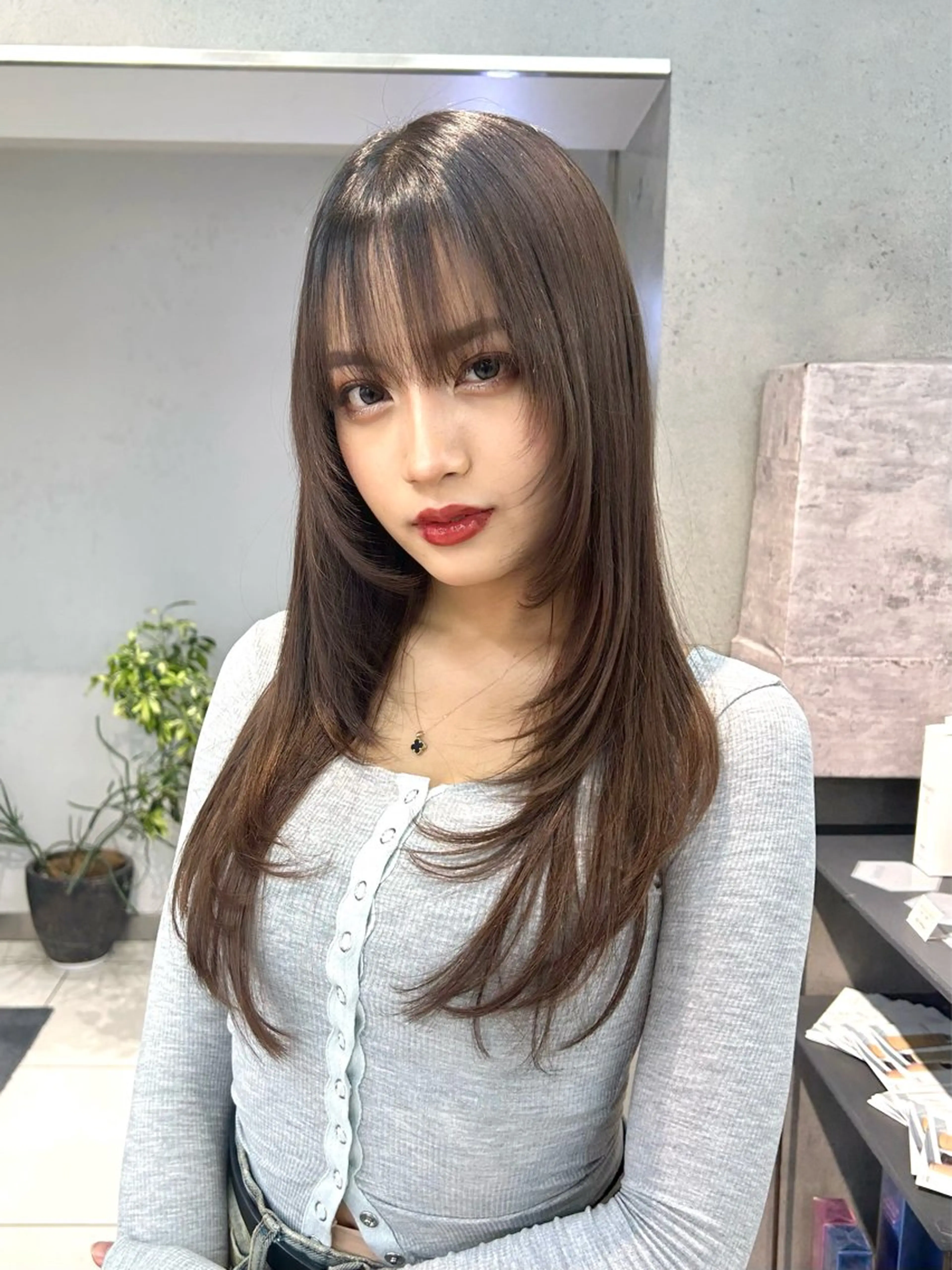 ロング くびれボブレイヤー 渋谷/kougaのヘアスタイル