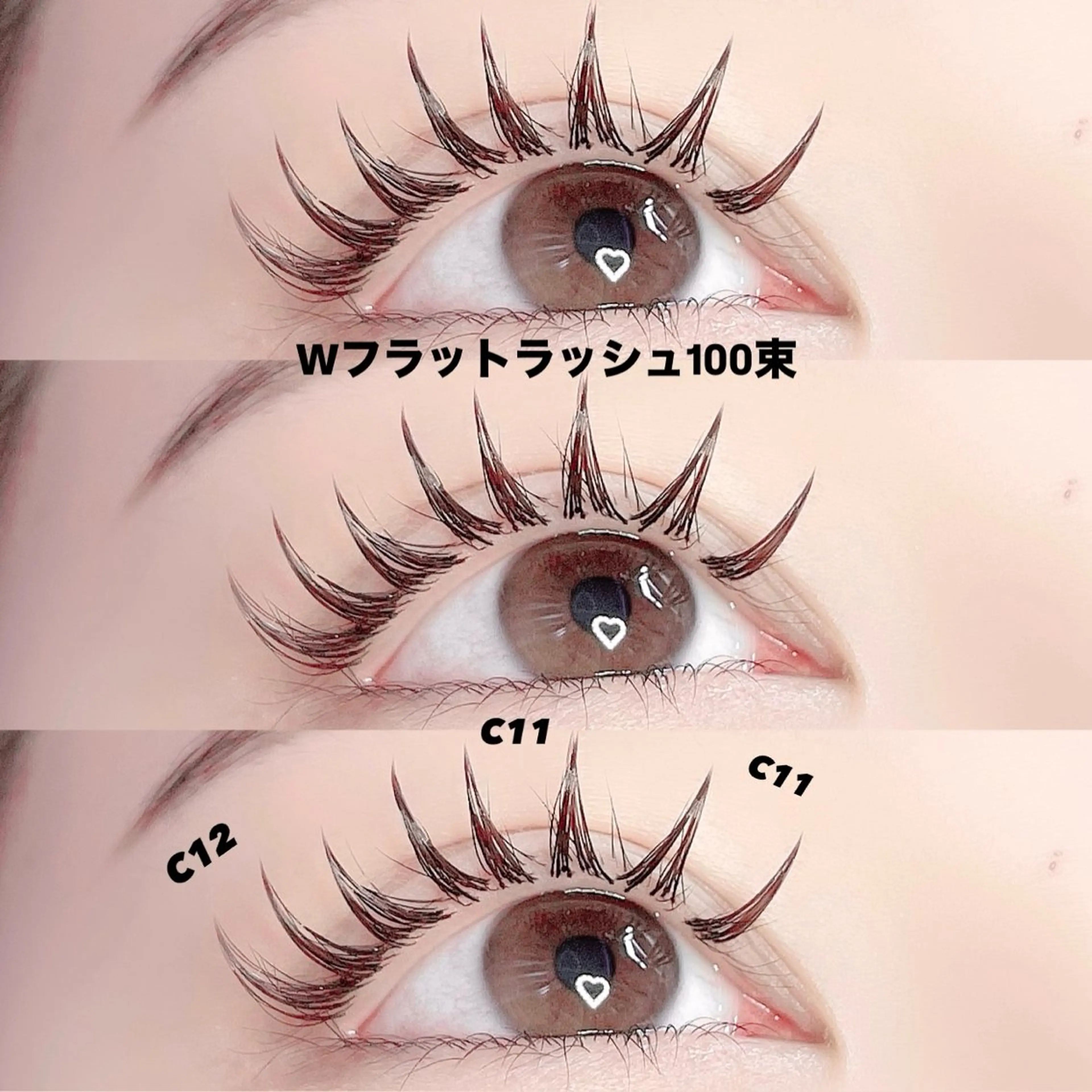 マツエク・マツパ フラットラッシュ 𝐧𝐞𝐨𝐧新宿 ❤️𝐀𝐲𝐚のマツエク・マツパデザイン