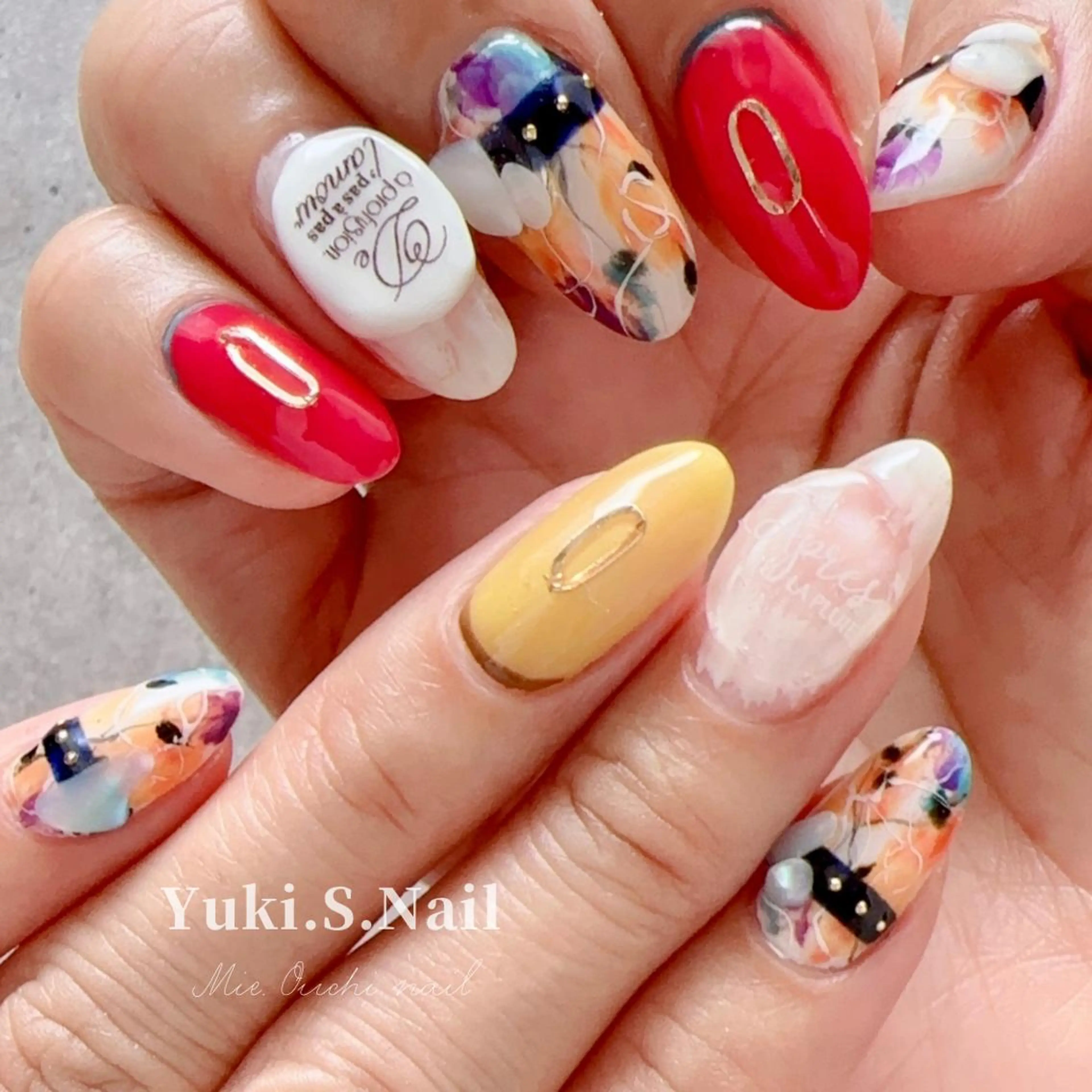 ミディアム Yuki S.Nailのネイルデザイン