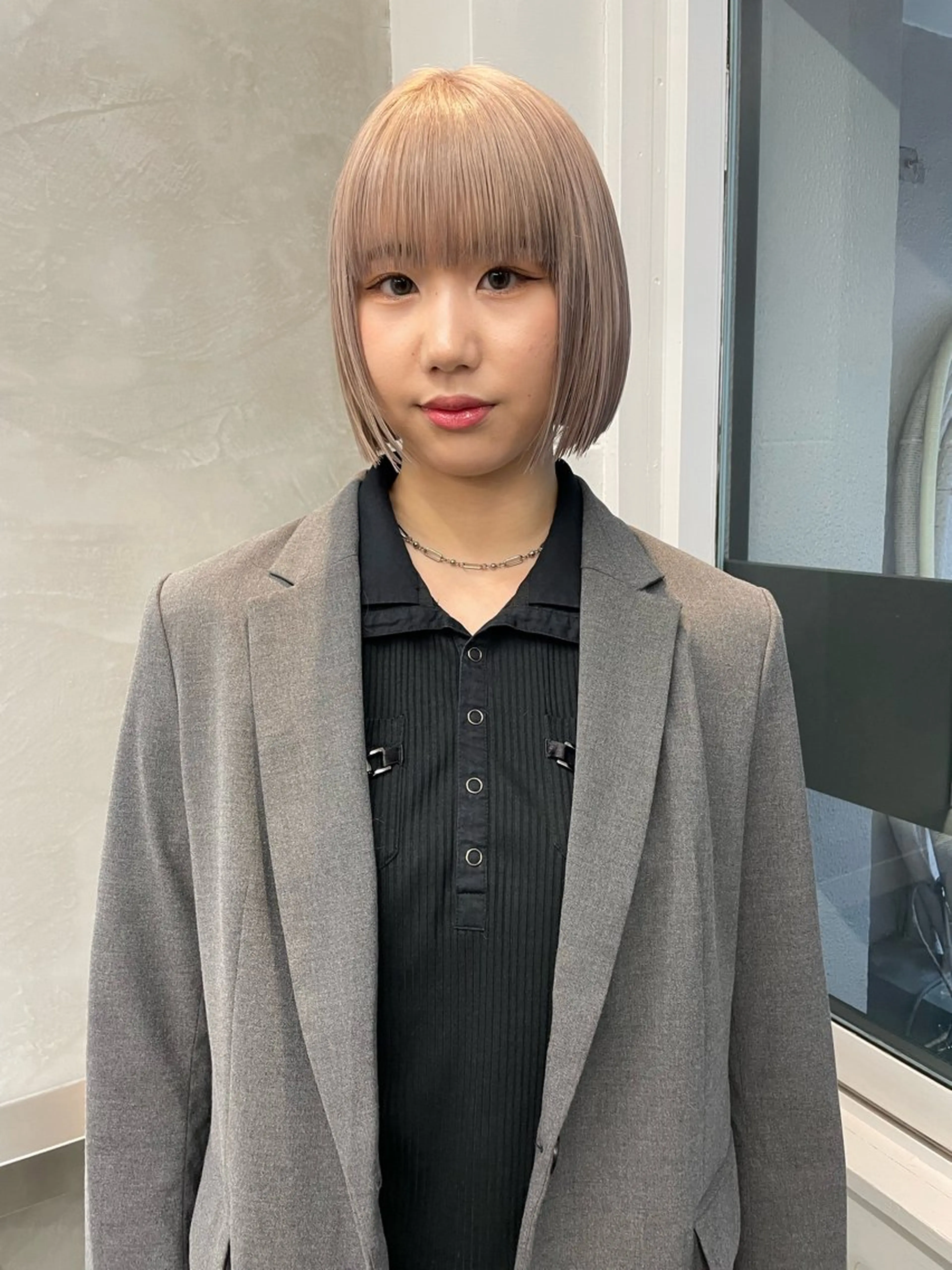 ショート オカモト ミユウのヘアスタイル