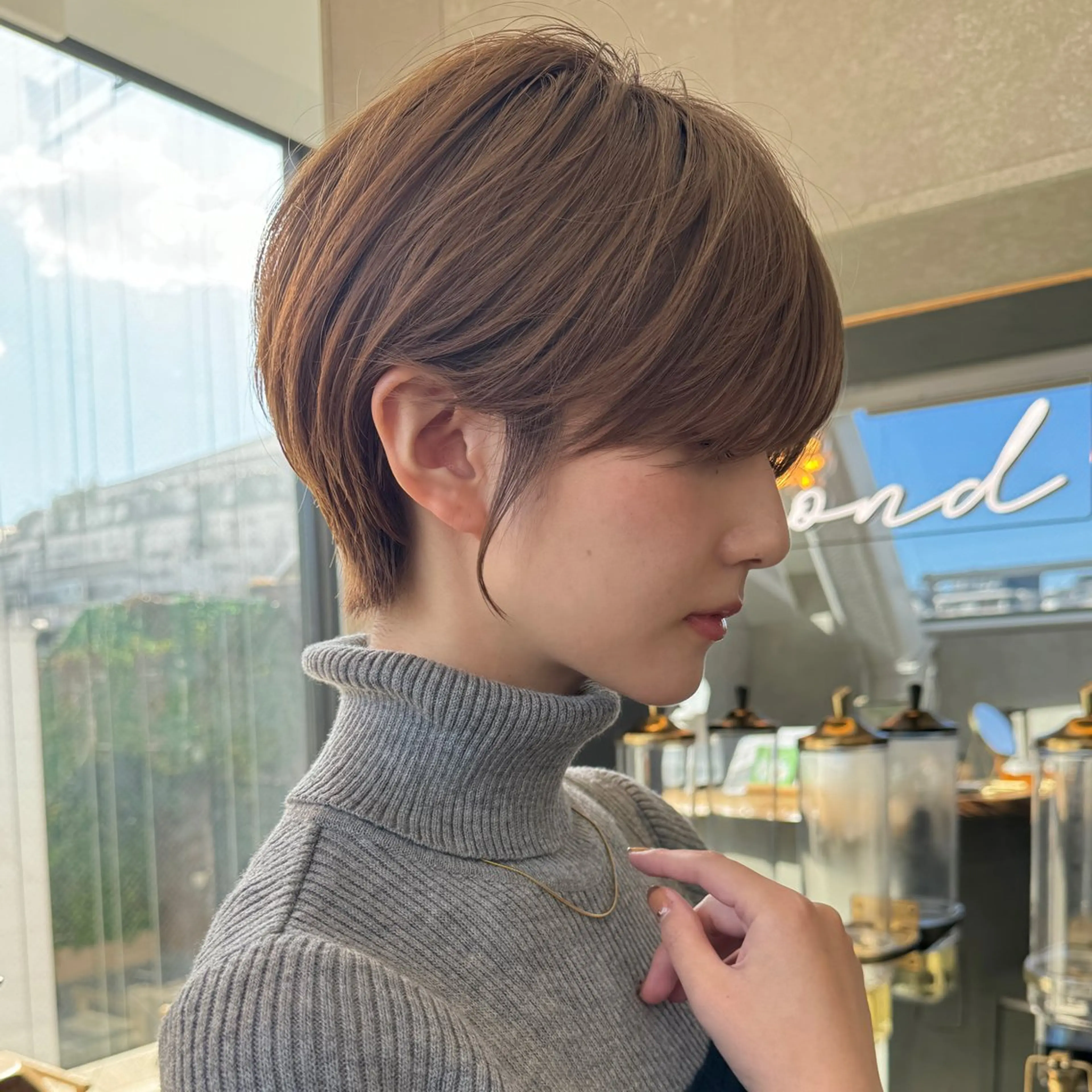 ショート カット ヘアカラー トリートメント _WHITE所属・石川直樹 似合わせカット✨のヘアスタイル