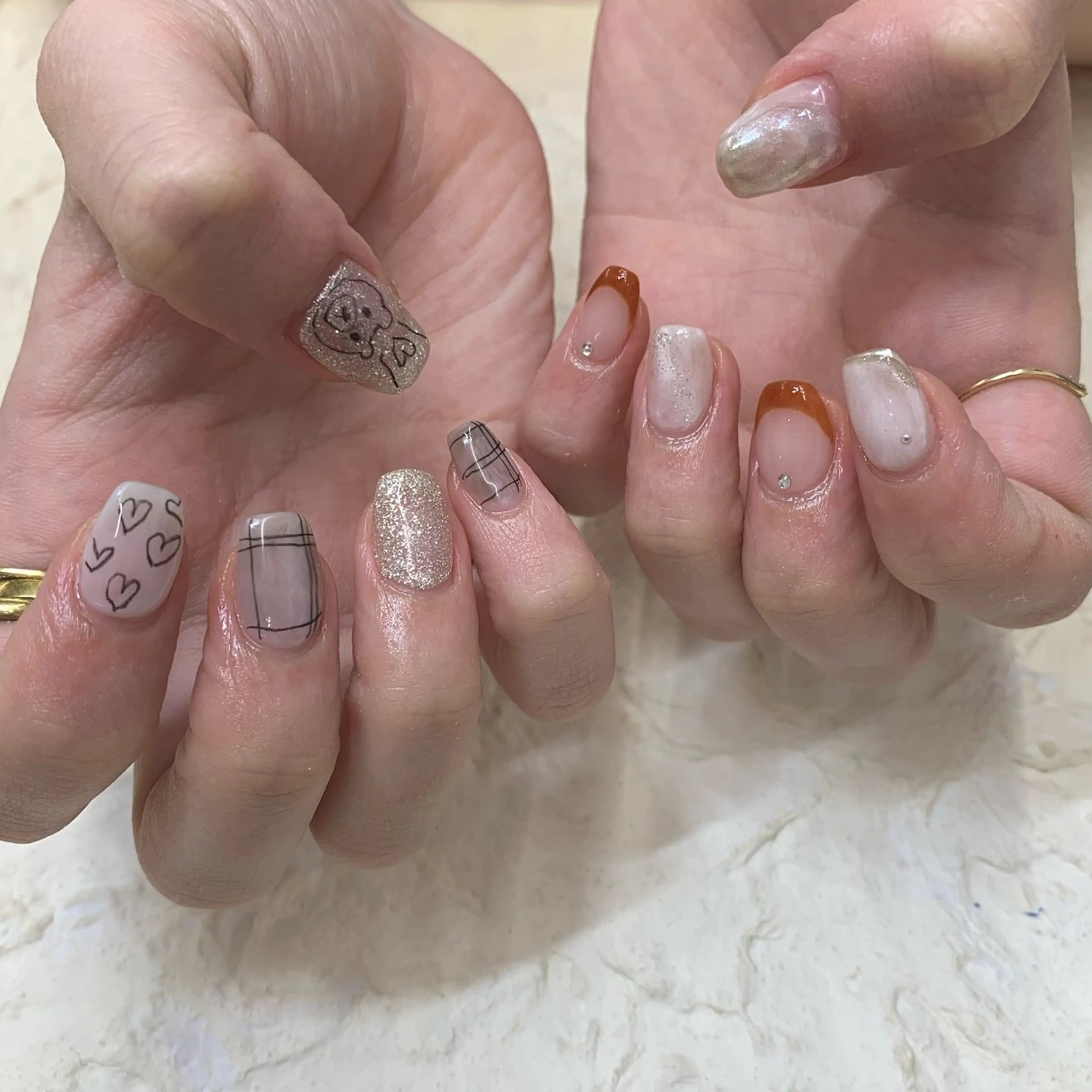 ネイル マキノ ユイのネイルデザイン