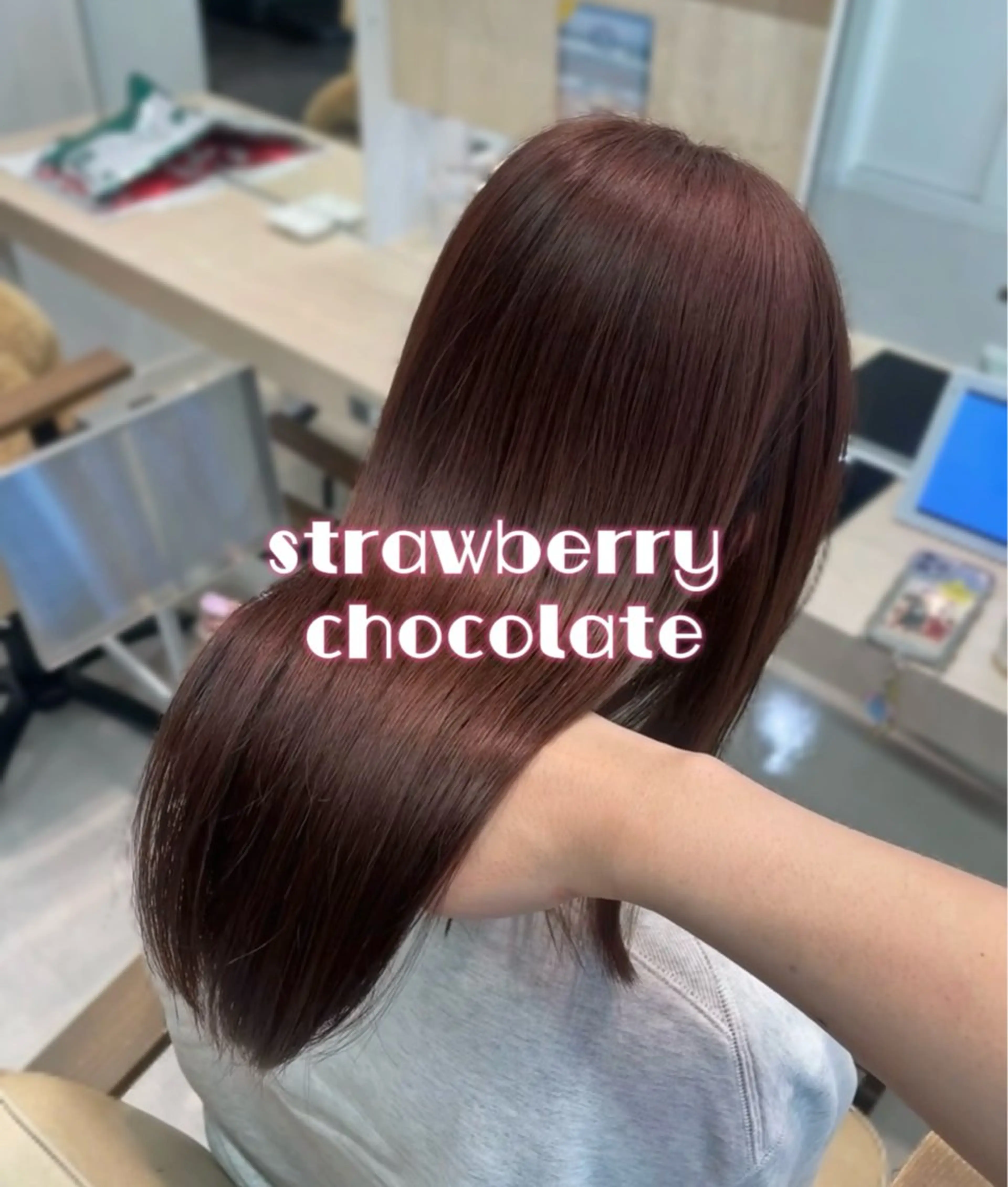 セミロング カット ヘアカラー トリートメント かずや🍀/髪質改善 /艶髪カラー/眉毛のヘアスタイル