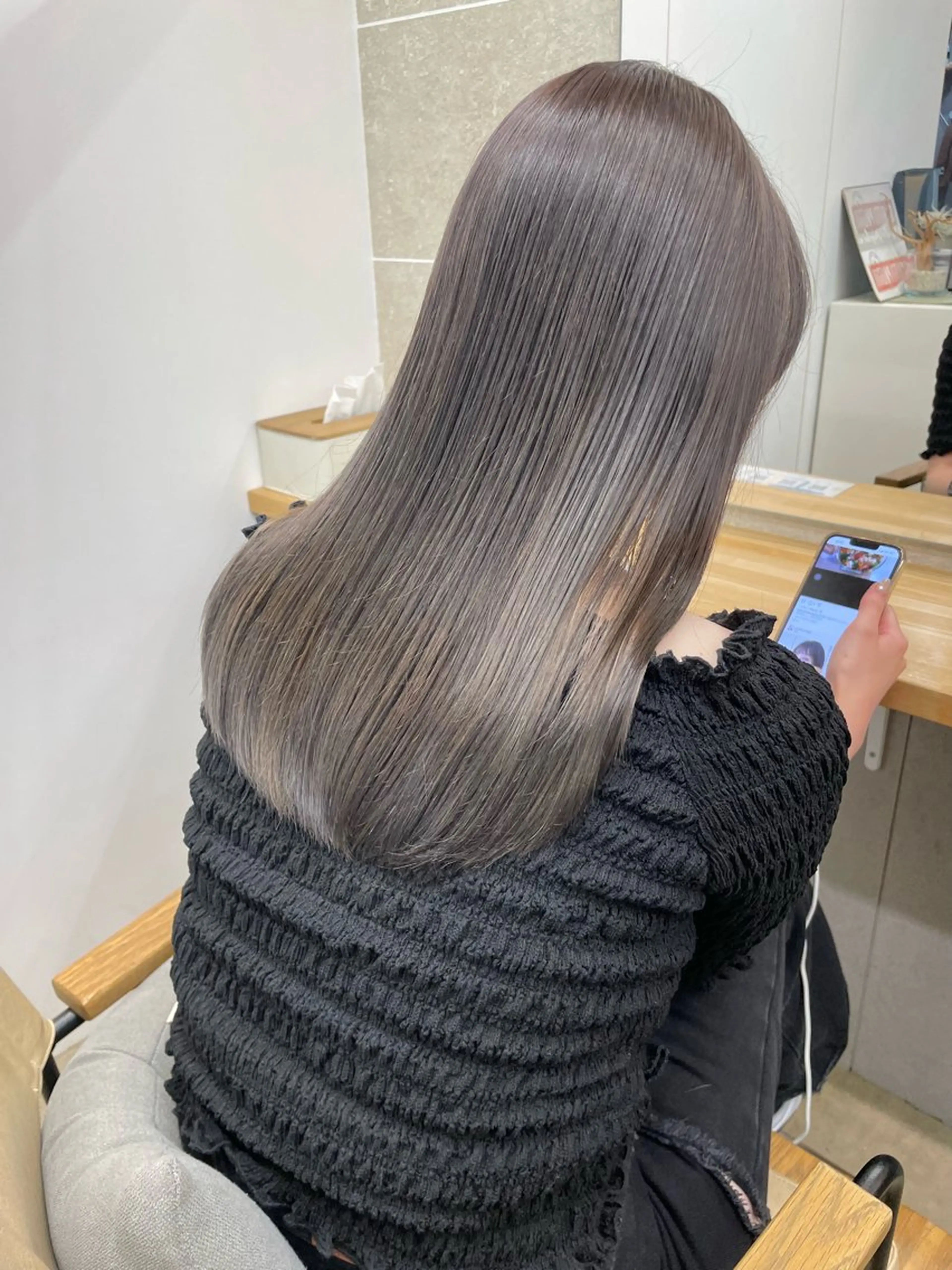 セミロング くせ毛 トリートメント レイヤー・ボブ特化 無料カット✂️こうたのヘアスタイル