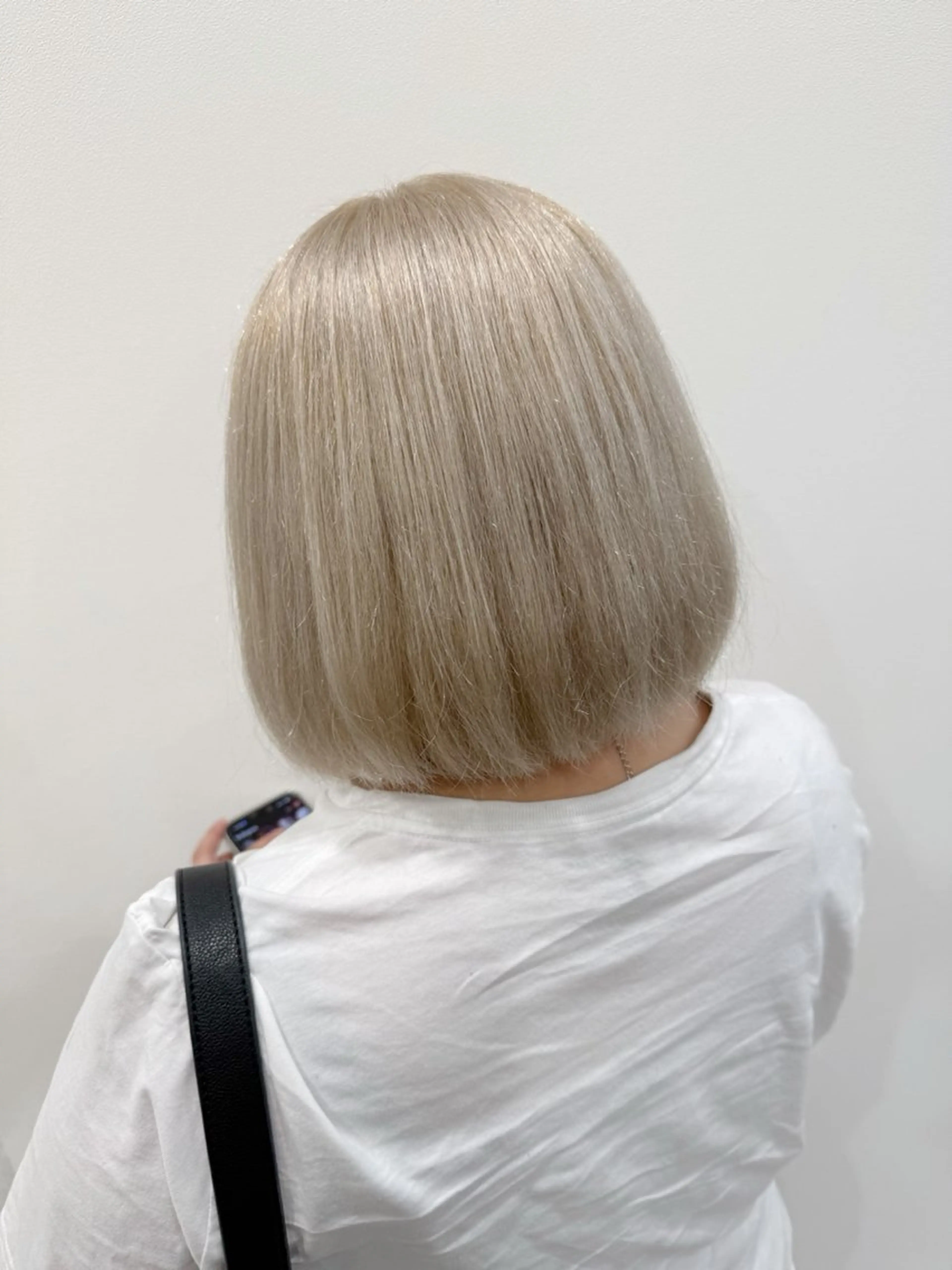 ミディアム カット ヘアカラー トリートメント 師藤 達也のヘアスタイル