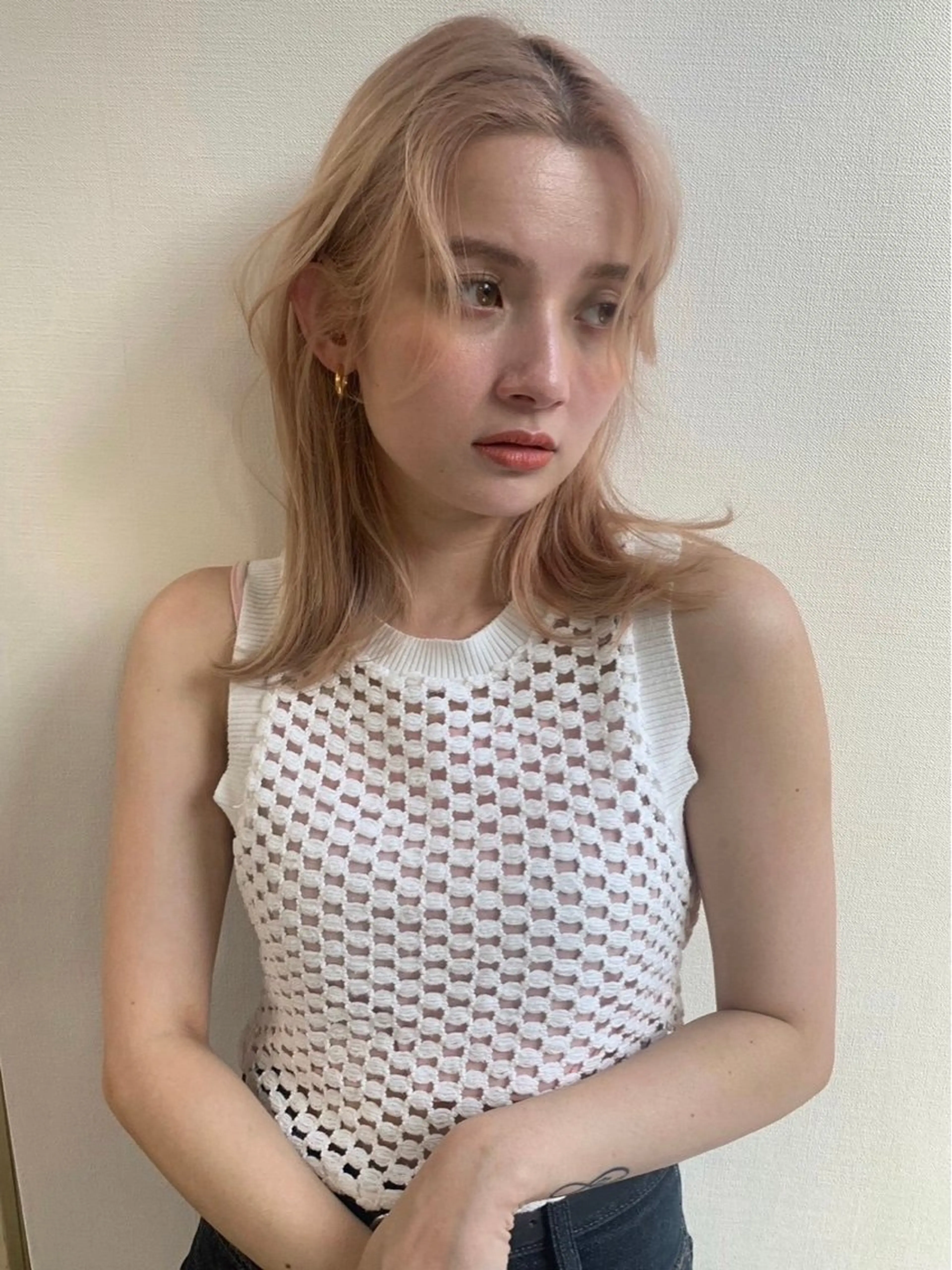 ミディアム chika °ʚ🎀ɞ°.のヘアスタイル