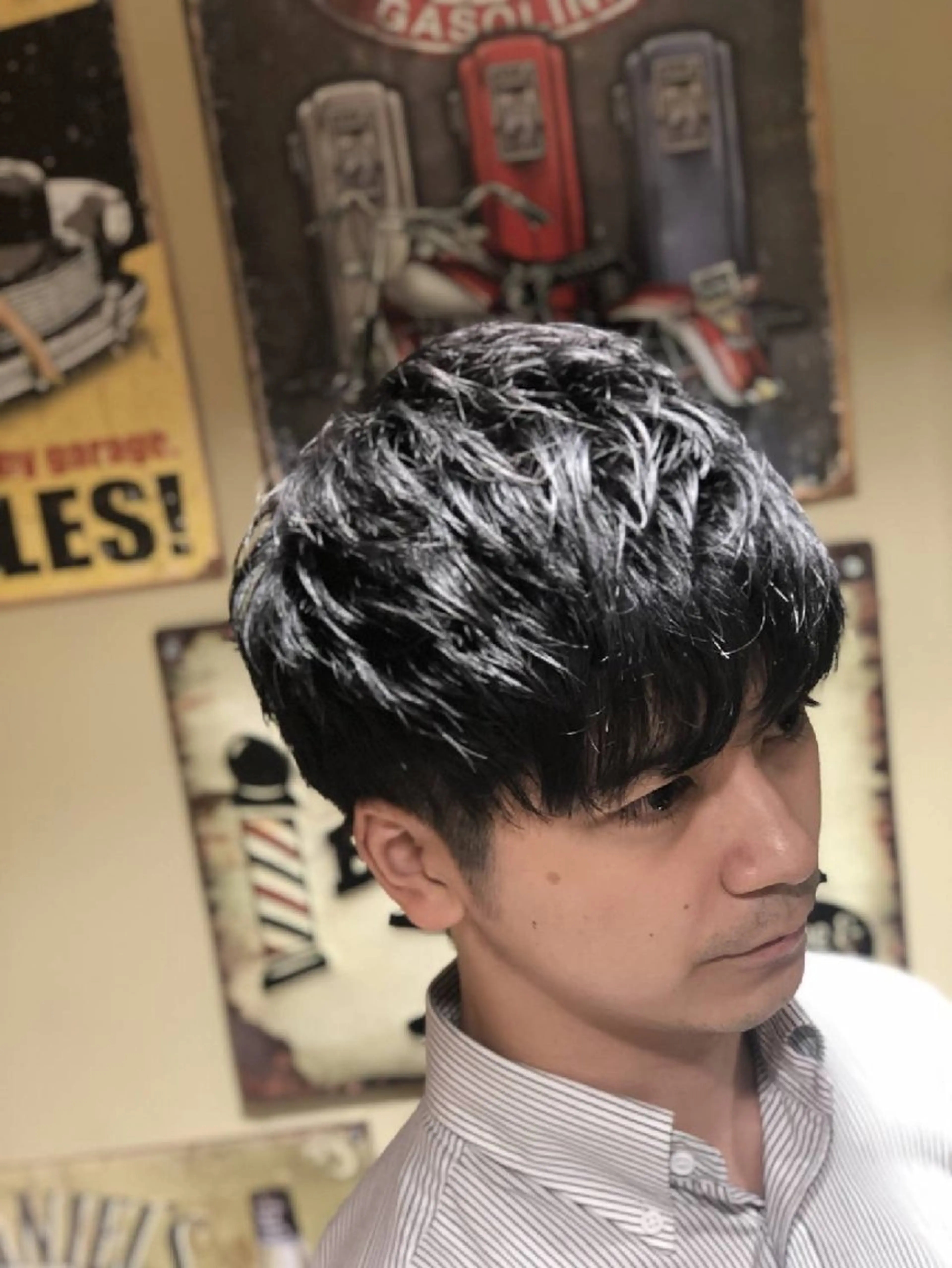 メンズ ツーブロック カット 神原 朋瑛のヘアスタイル