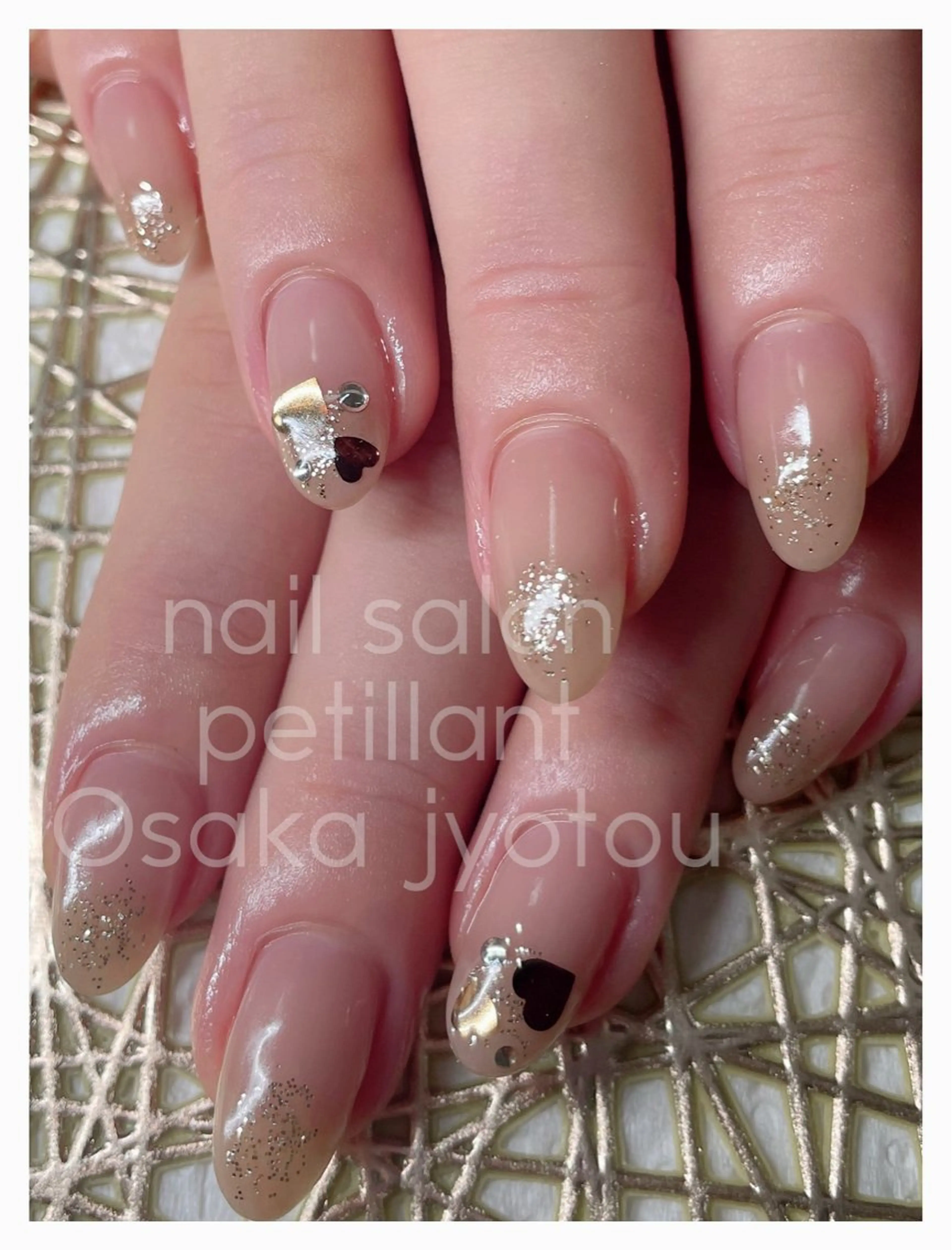 ネイル アートネイル シンプルネイル バレンタイン petillant所属・nail salon petillantのネイルデザイン