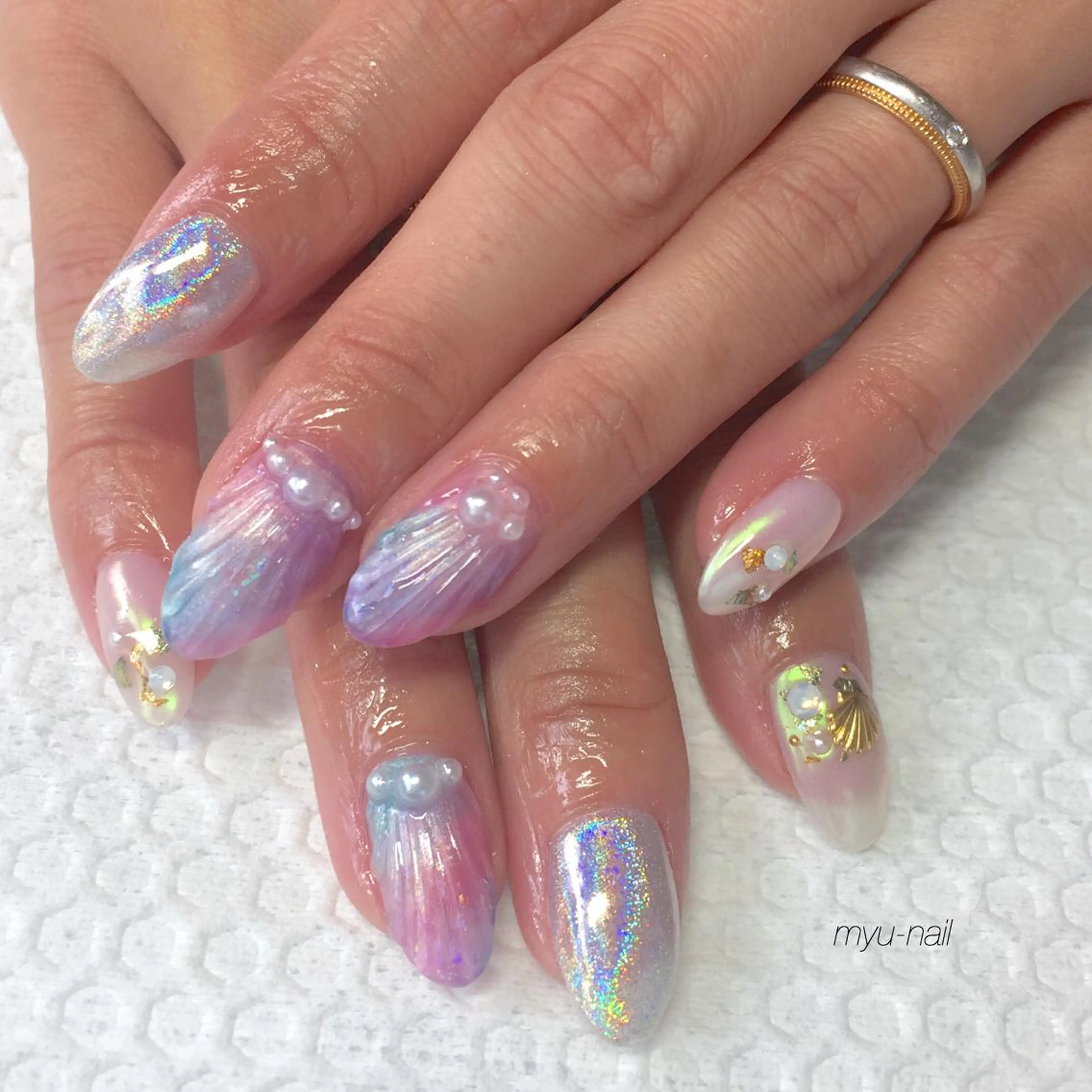 ネイル アートネイル ホームサロン myu-nailのネイルデザイン
