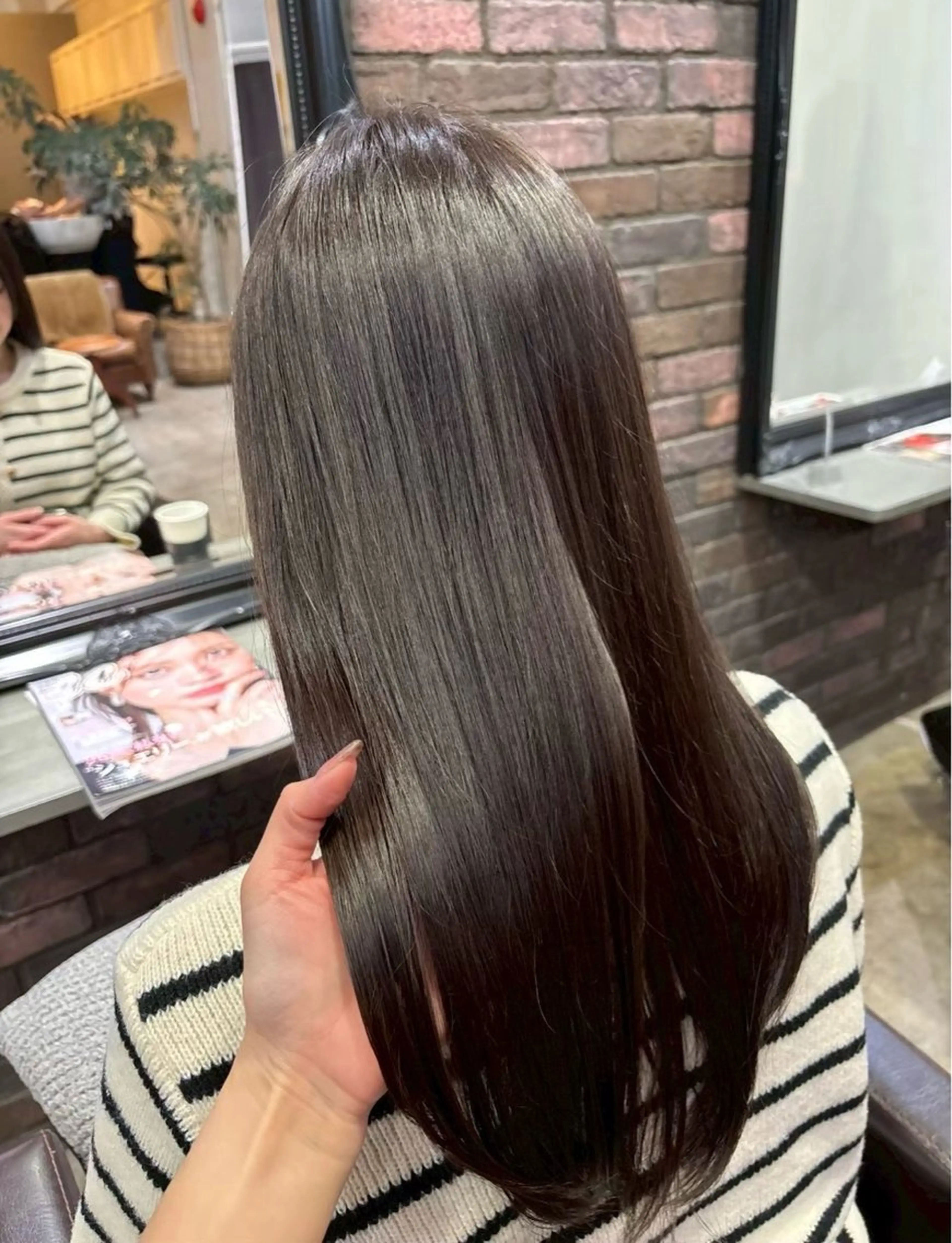 カラー 透明感 カラー yuiのヘアスタイル