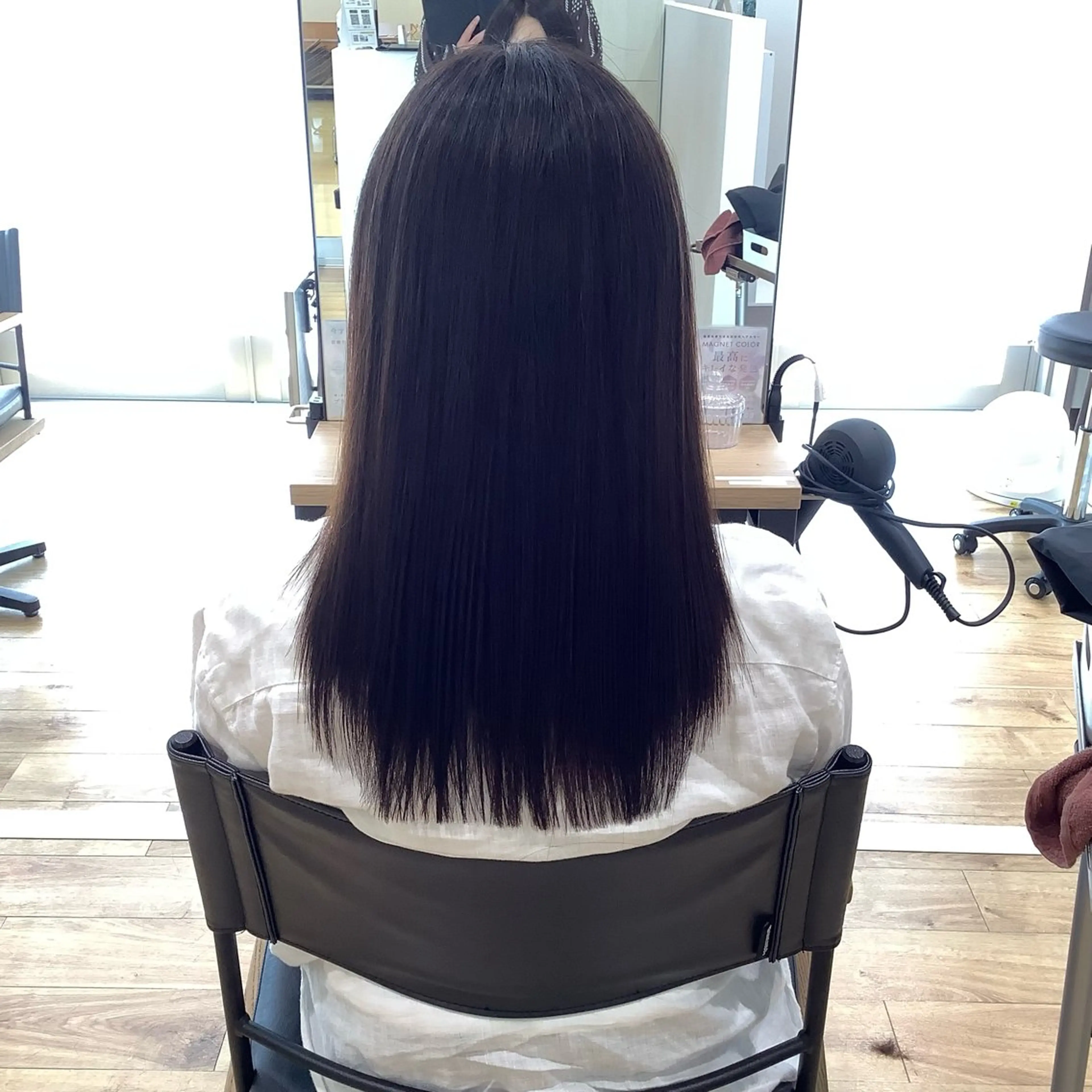 セミロング パーマ エイジングケア特化 美容師✂️山崎竜二のヘアスタイル