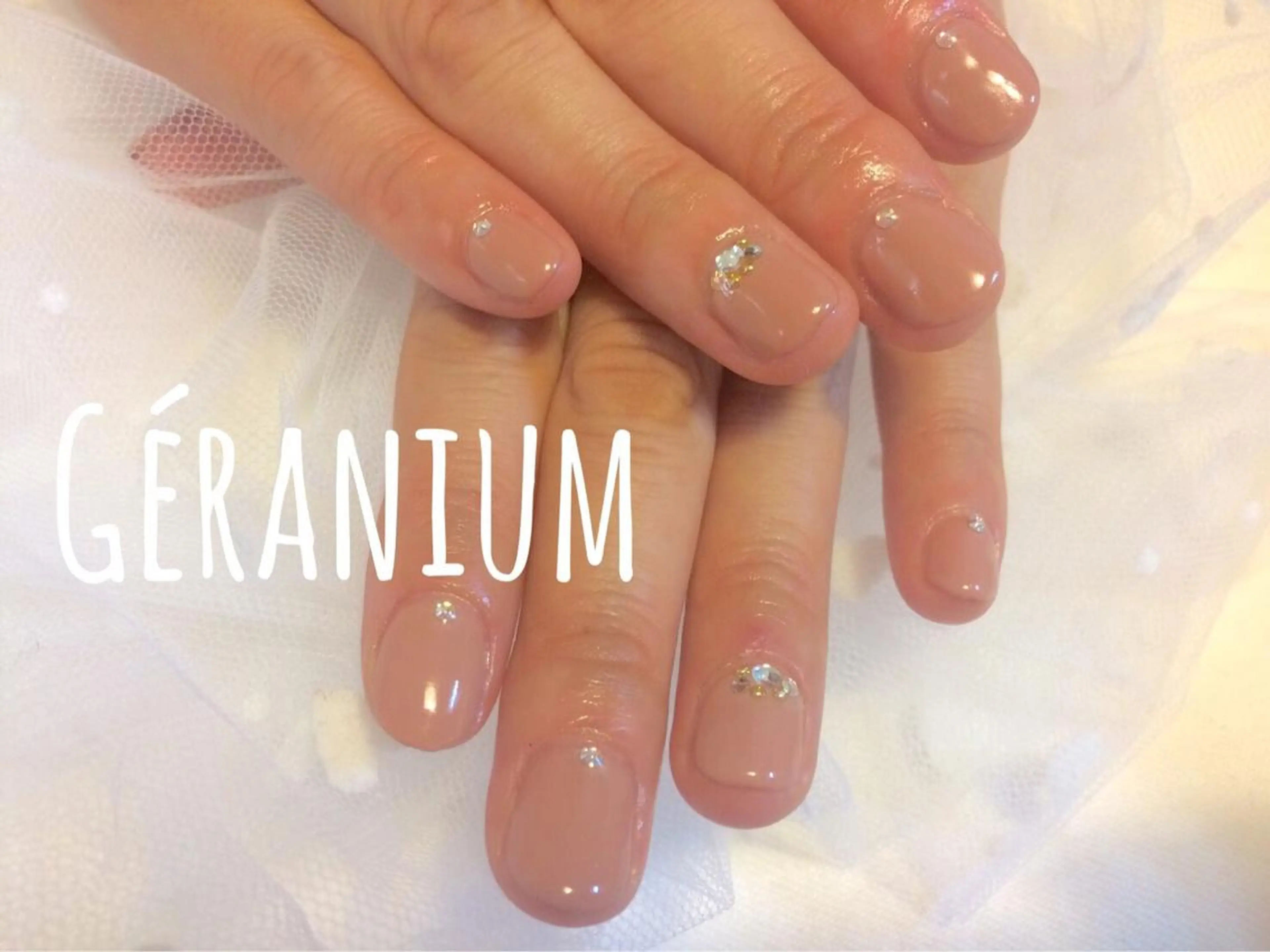 ネイル ショートネイル GéRanium Harukaのネイルデザイン
