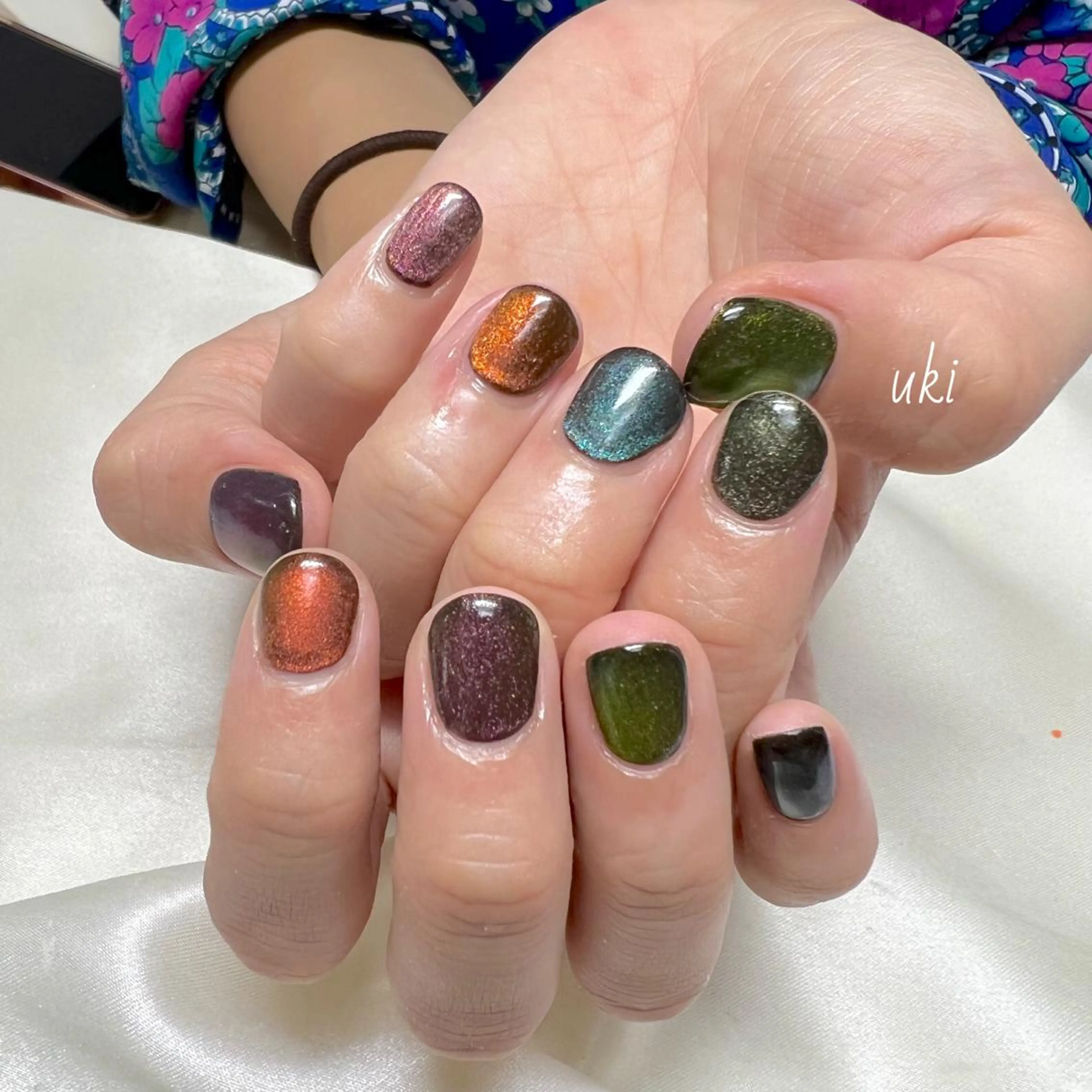 ネイル マグネットネイル ハンドネイル Ameri nail /UKIのネイルデザイン