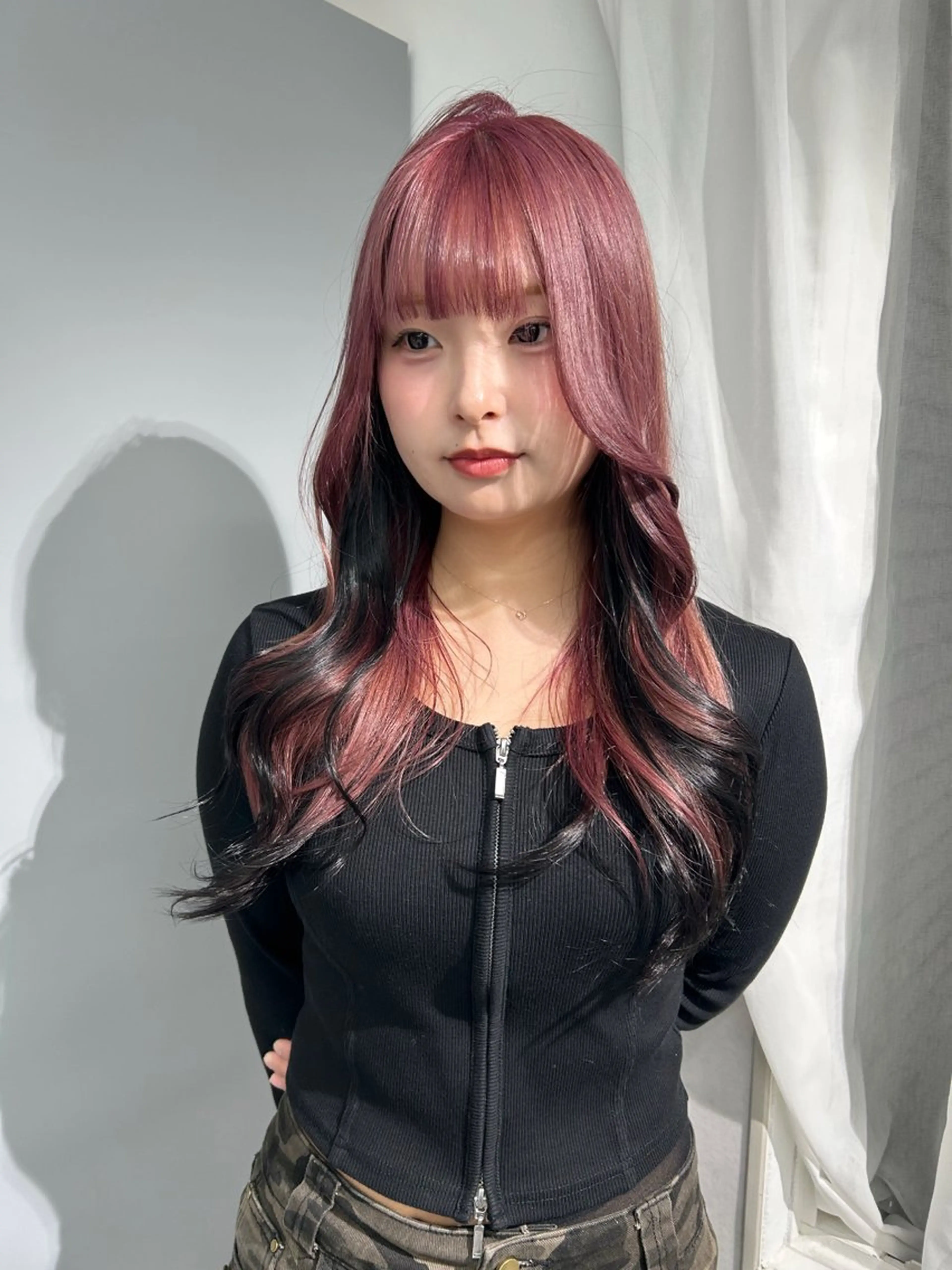 ロング カット ヘアカラー ️💜akari💜 ハイトーン/レイヤーのヘアスタイル