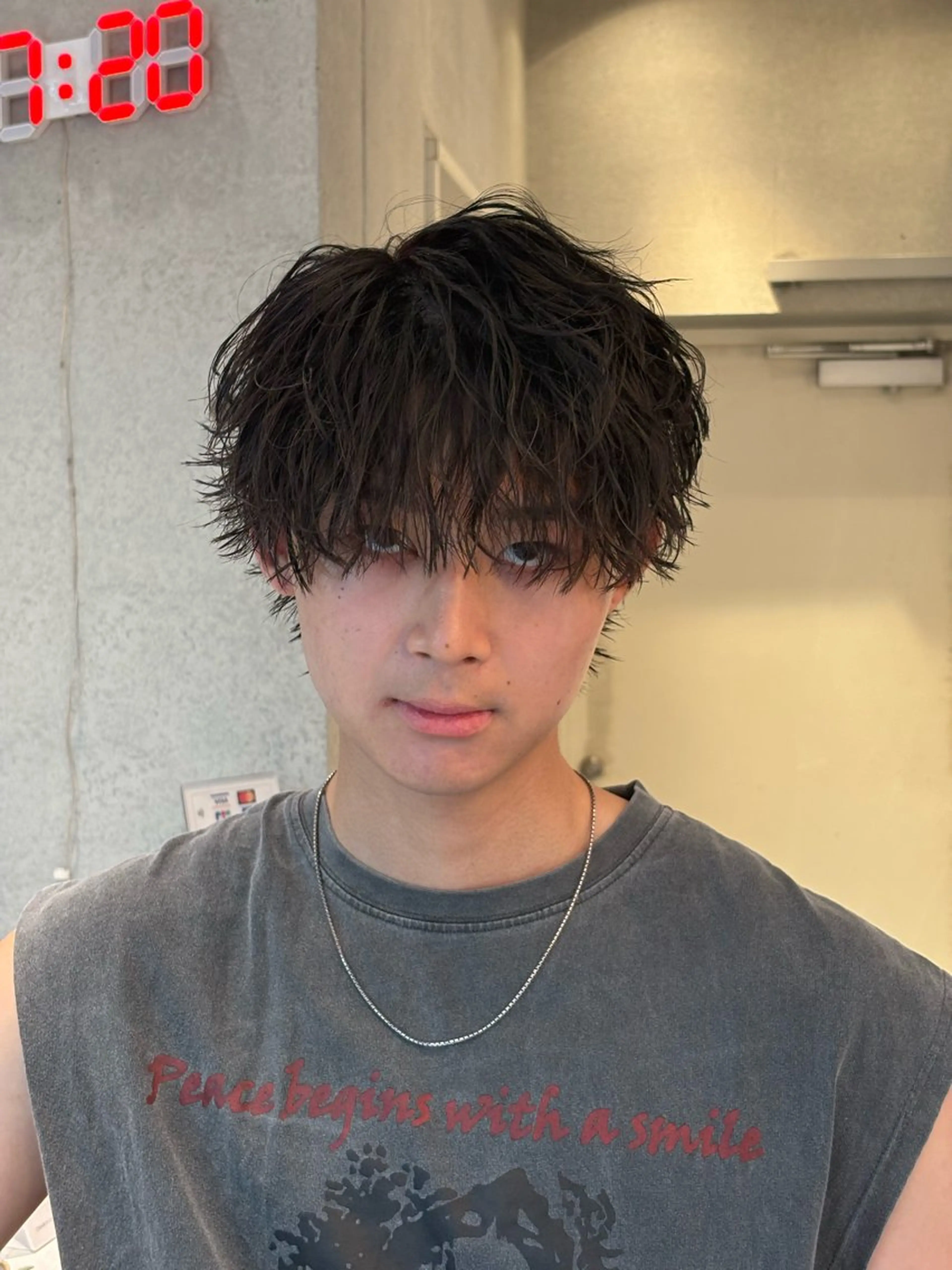 パーマ メンズ マッシュ カット パーマ メンズ特化美容師 /泉壱恵のヘアスタイル