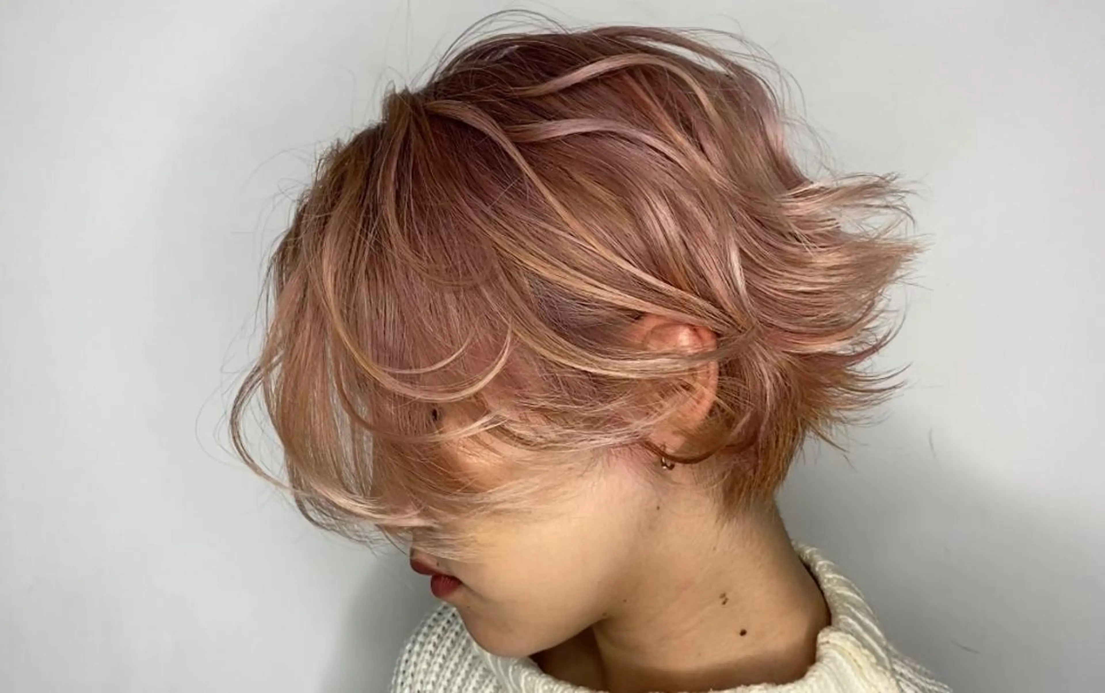 ショート カラー 美容室 HAKUAのヘアスタイル