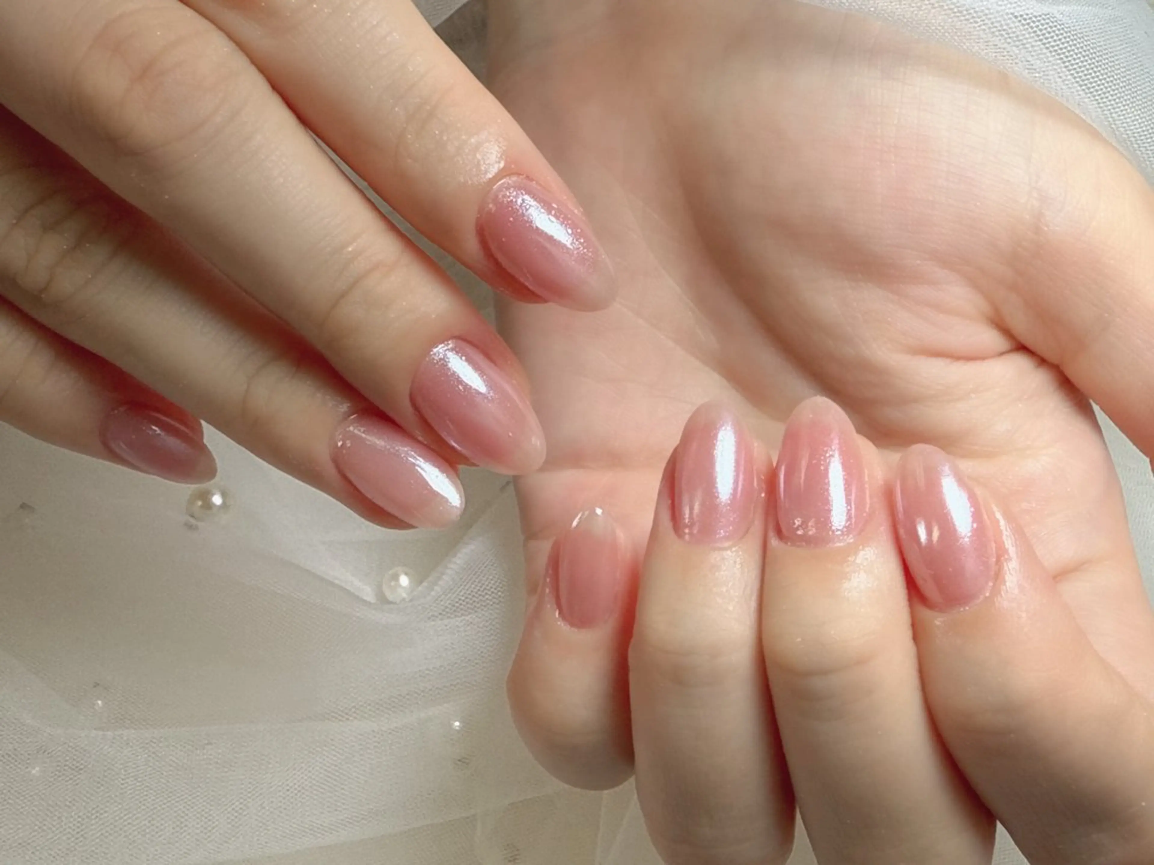 💓練習オーロラネイル💓オフ、ケア込み🉐 当日予約ok•˶ɞ˶•の写真