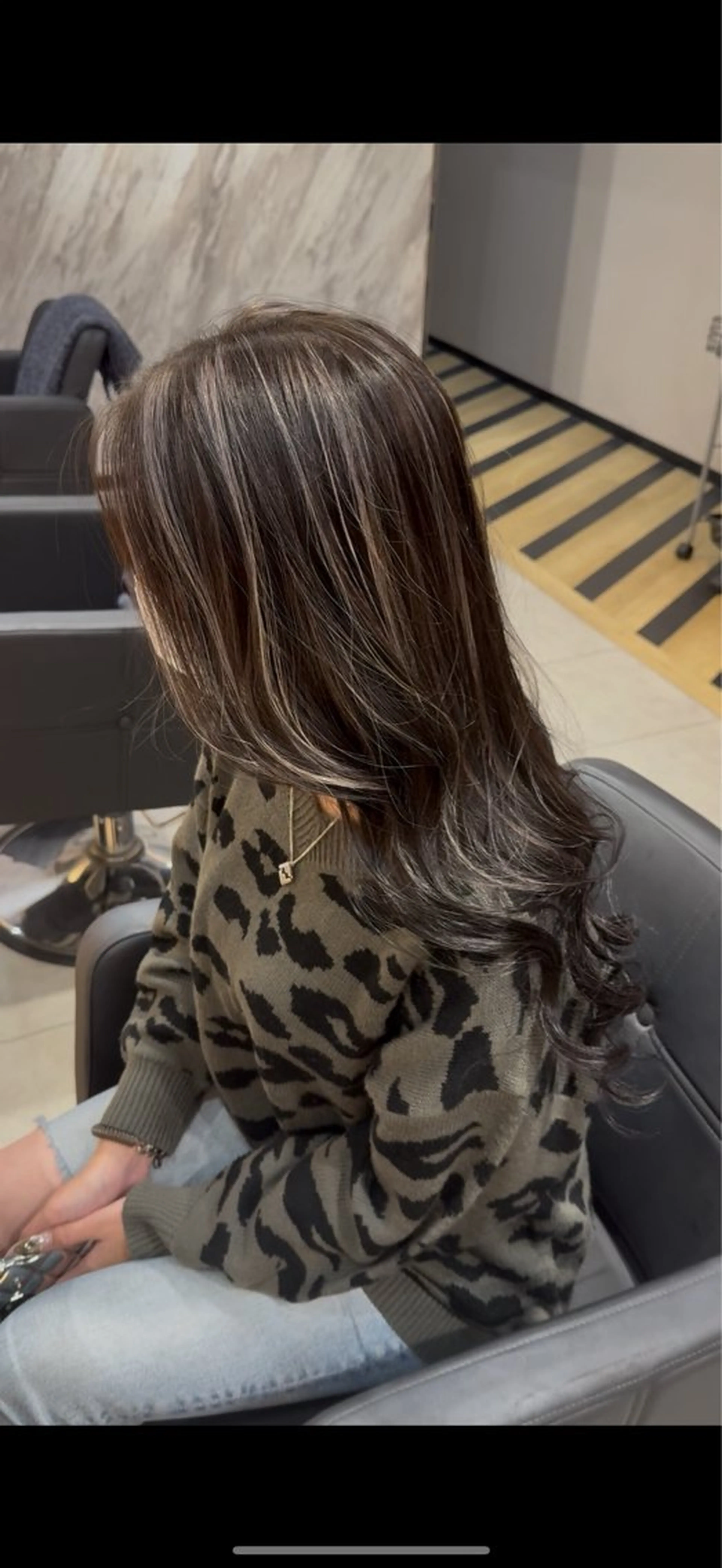 ロング ハイライト ハイトーンカラー/ ハイライトJUNKIのヘアスタイル