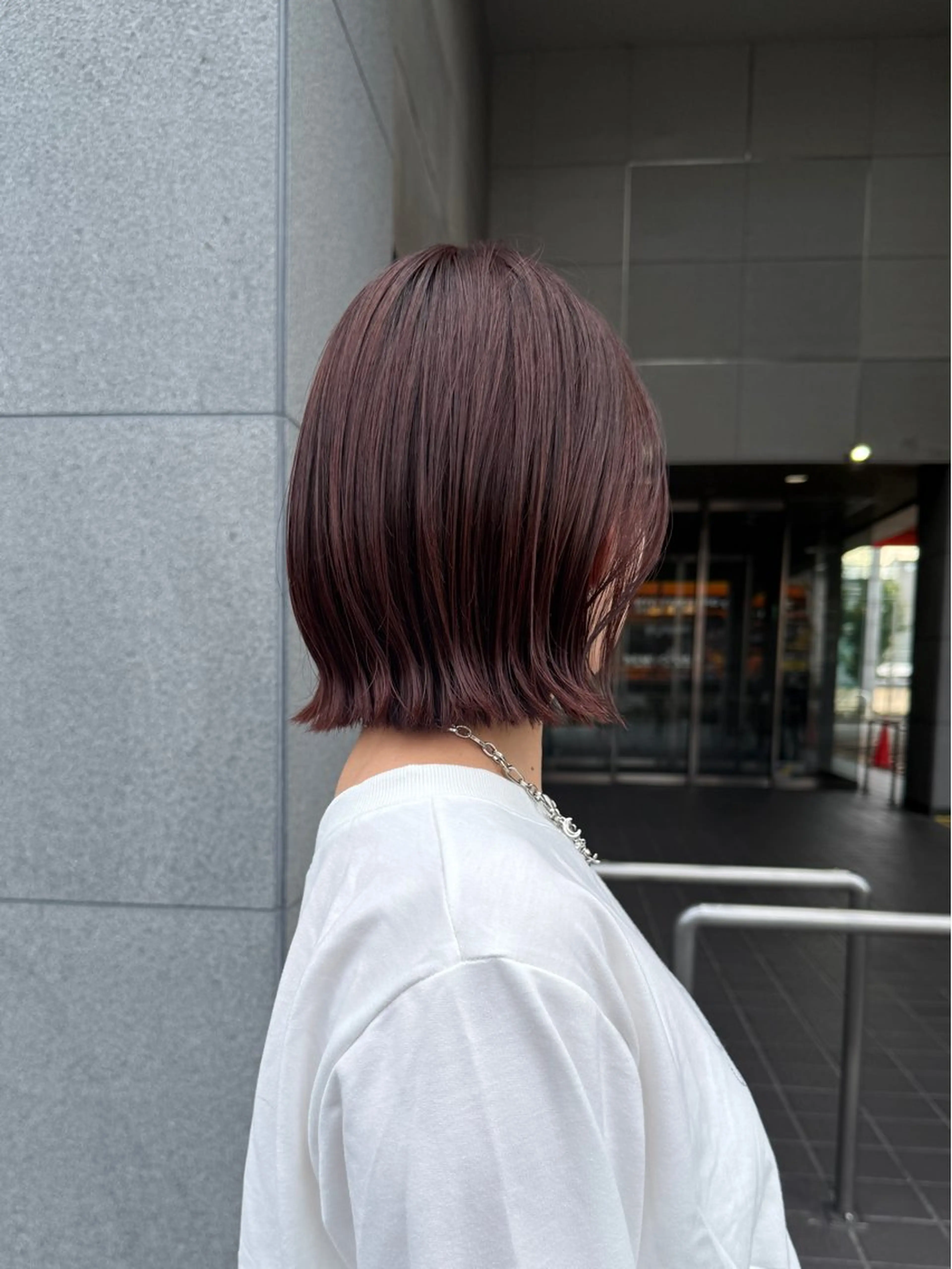 カラー ブラウンカラー ピンクカラー ヘアカラー ブリーチカラー/艶髪 ストレート/はるあ️のヘアスタイル