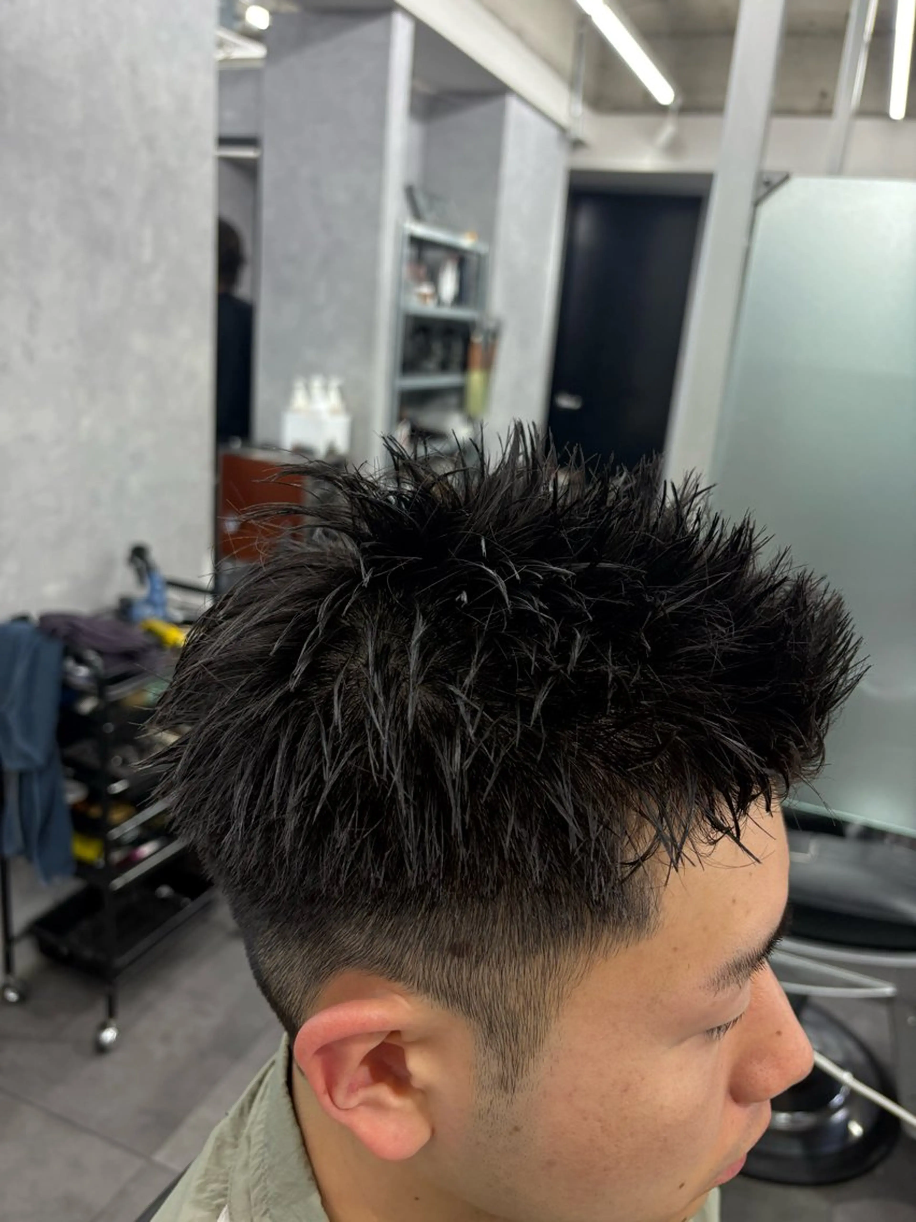 ショート メンズ カット 本間 颯太のヘアスタイル
