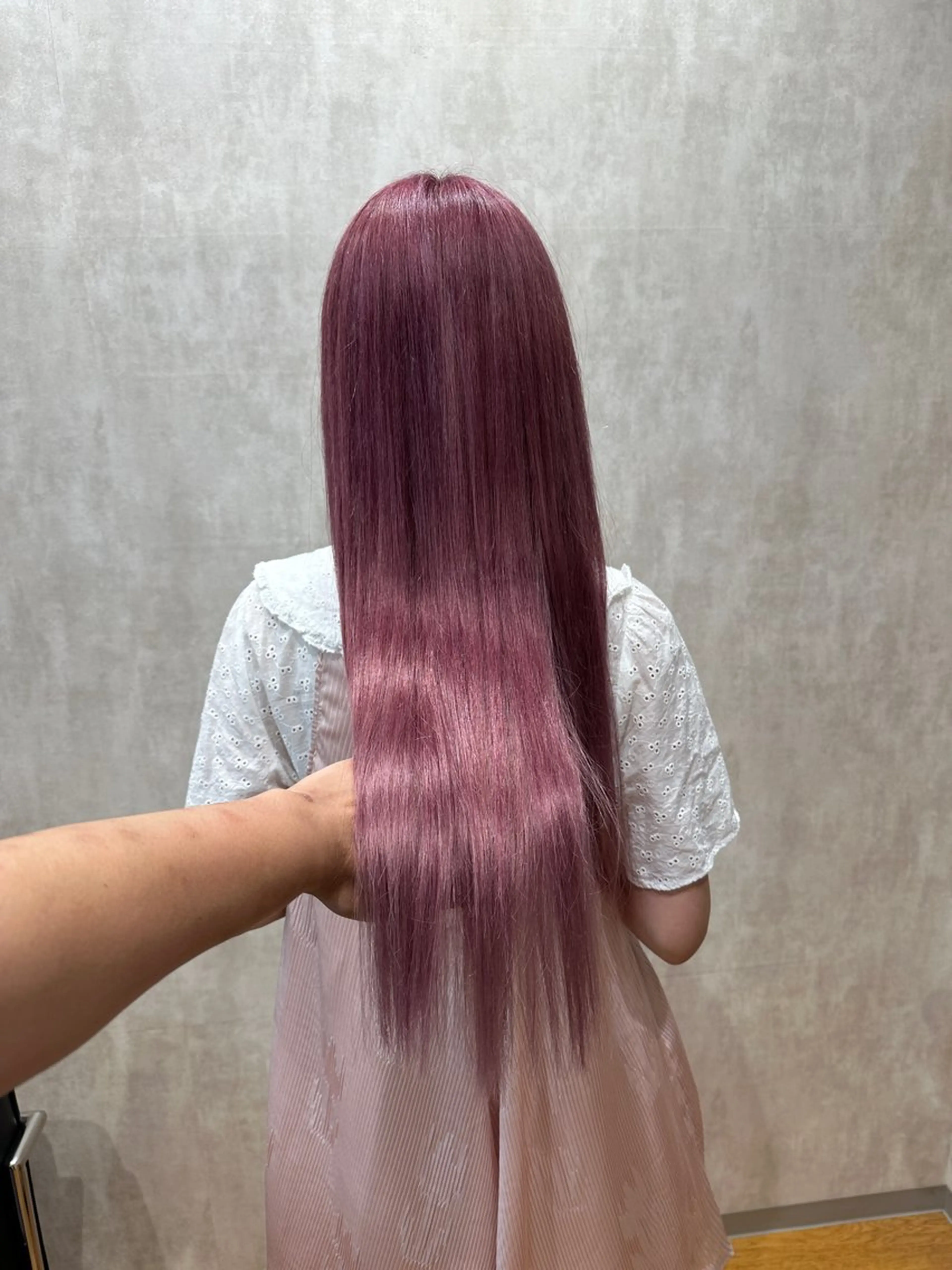 ロング ヘアカラー トリートメント ハイライト/ ブリーチ😈小倉😈のヘアスタイル