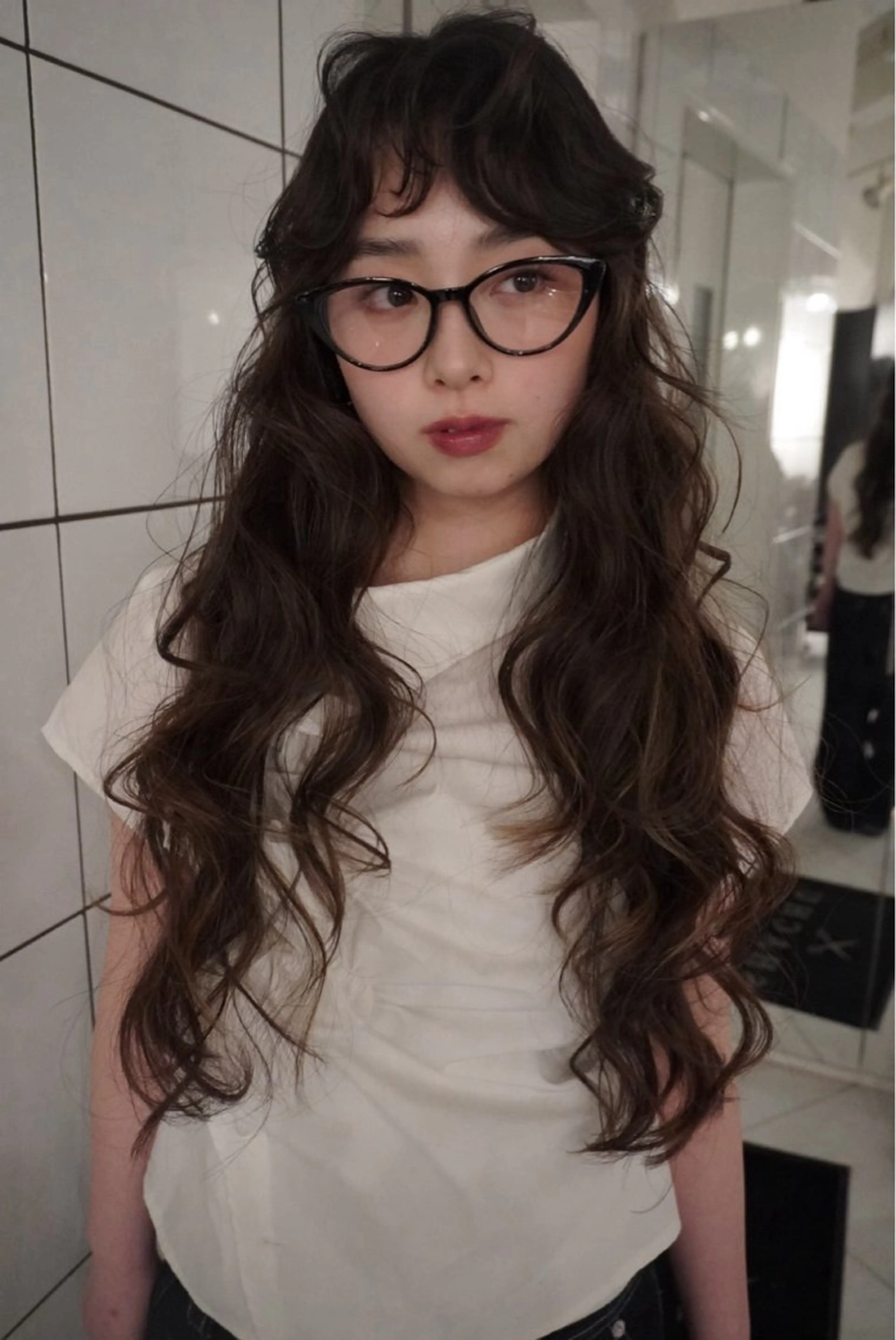 ロング カラー ヘアアレンジ ヘアカラー トリートメント minto/ 似合わせ/ハイトーンのヘアスタイル