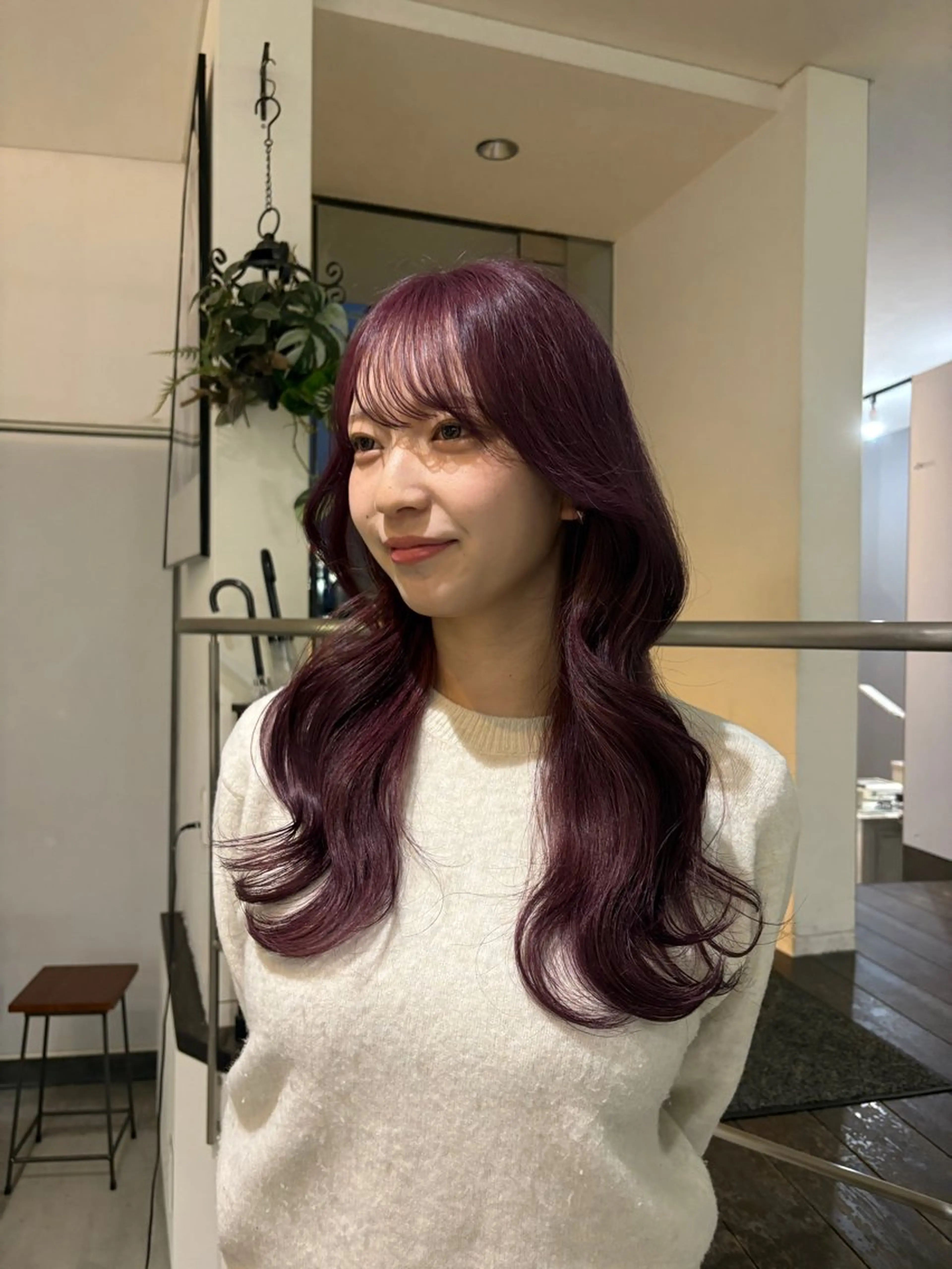 ロング カラー yoru+d nanaのヘアスタイル