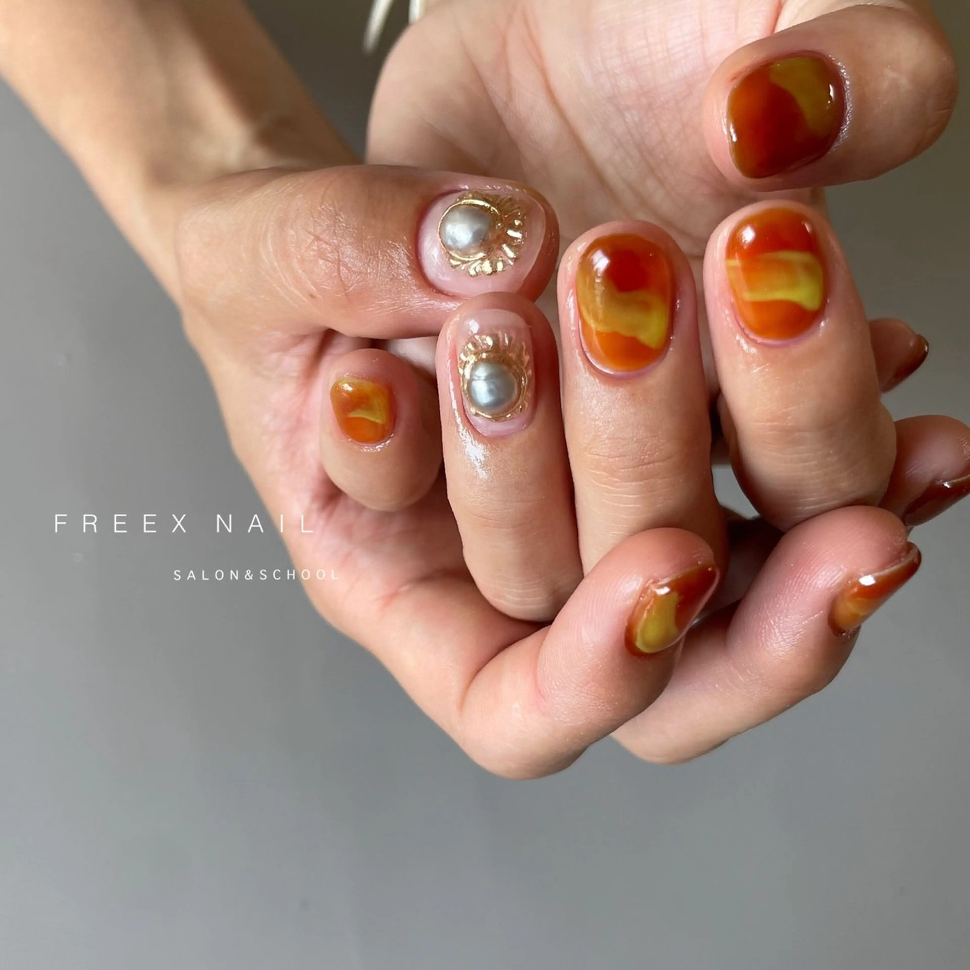ネイル ニュアンスネイル ハンドネイル ハンドケア freex nail /ニュアンス/個性派のネイルデザイン
