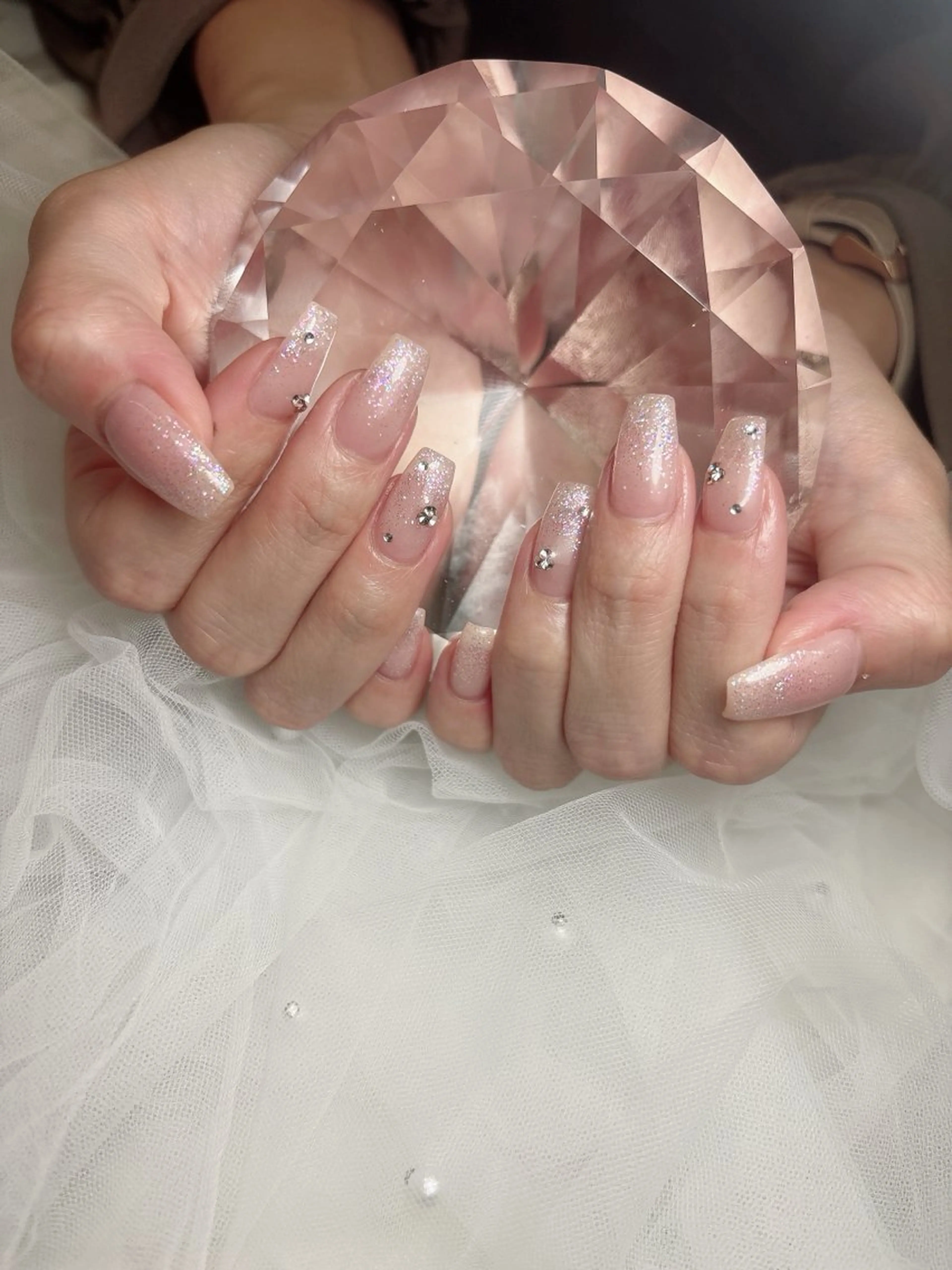 ネイル ストーンネイル ハンドネイル nailist wakanaのネイルデザイン