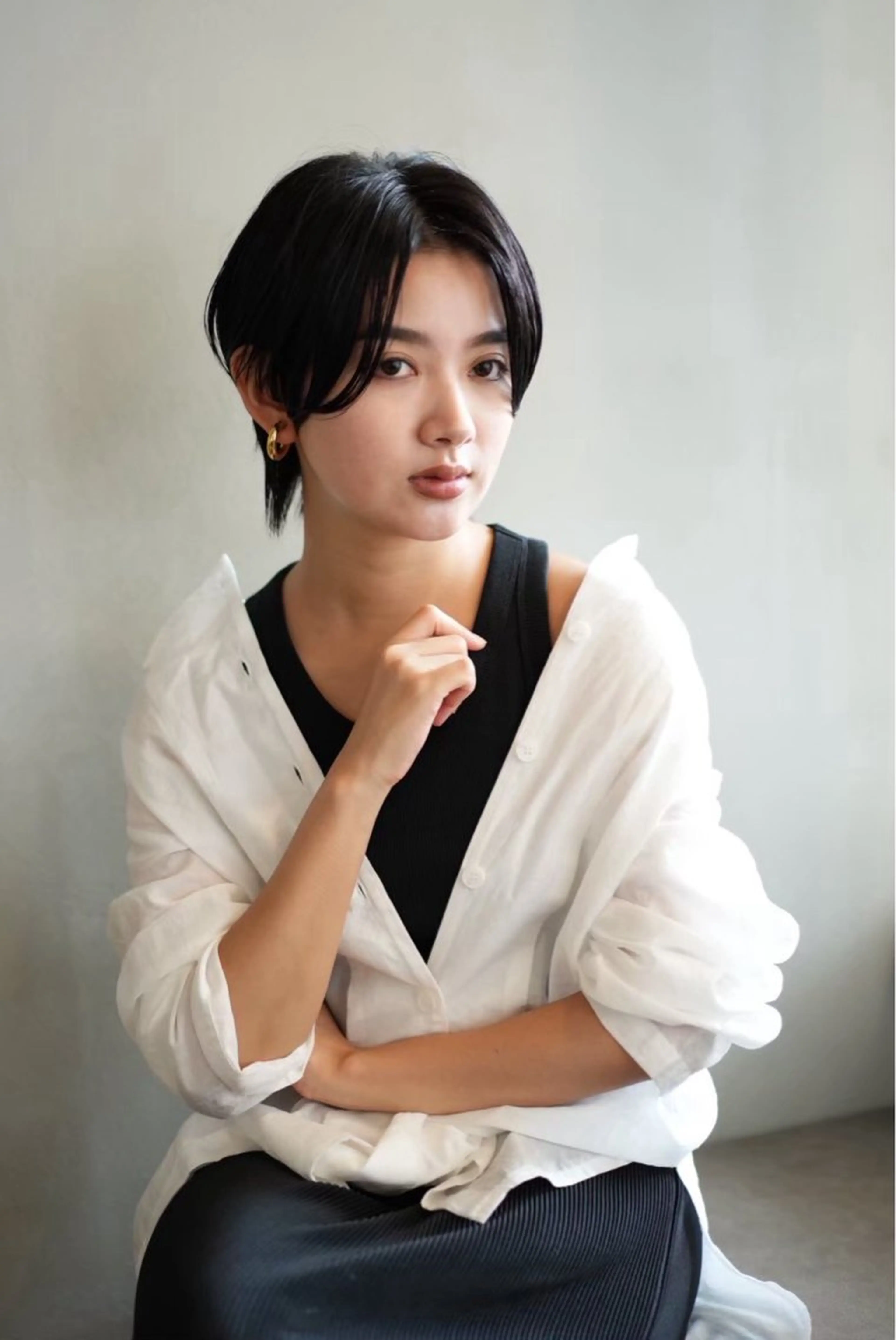 ショート カラー 加賀 千聖 /soigneのヘアスタイル