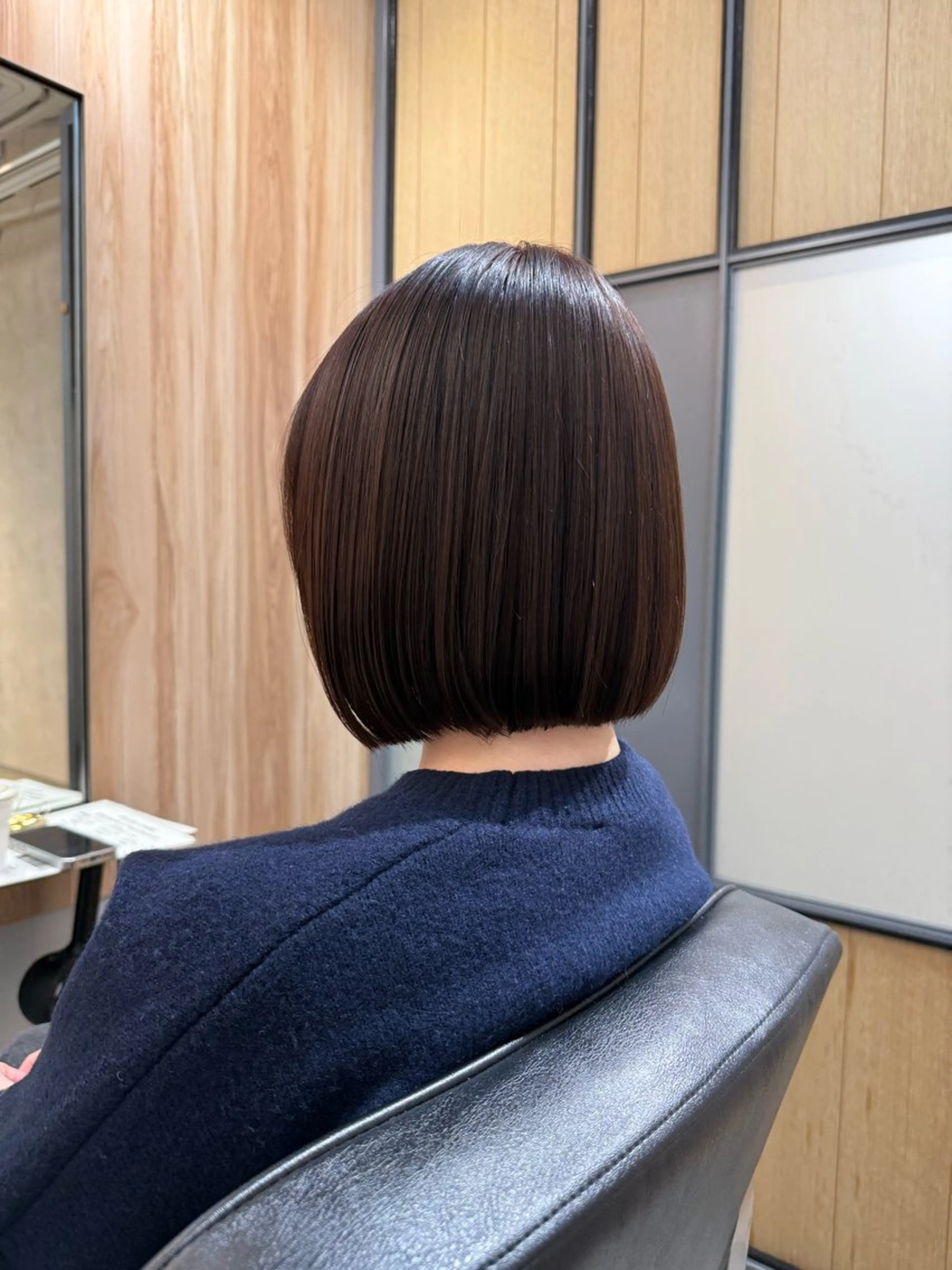 ショート カラー ボブ カット ヘアカラー トリートメント 神戸ボブ✂️ ioe三宮/田 伸佳のヘアスタイル