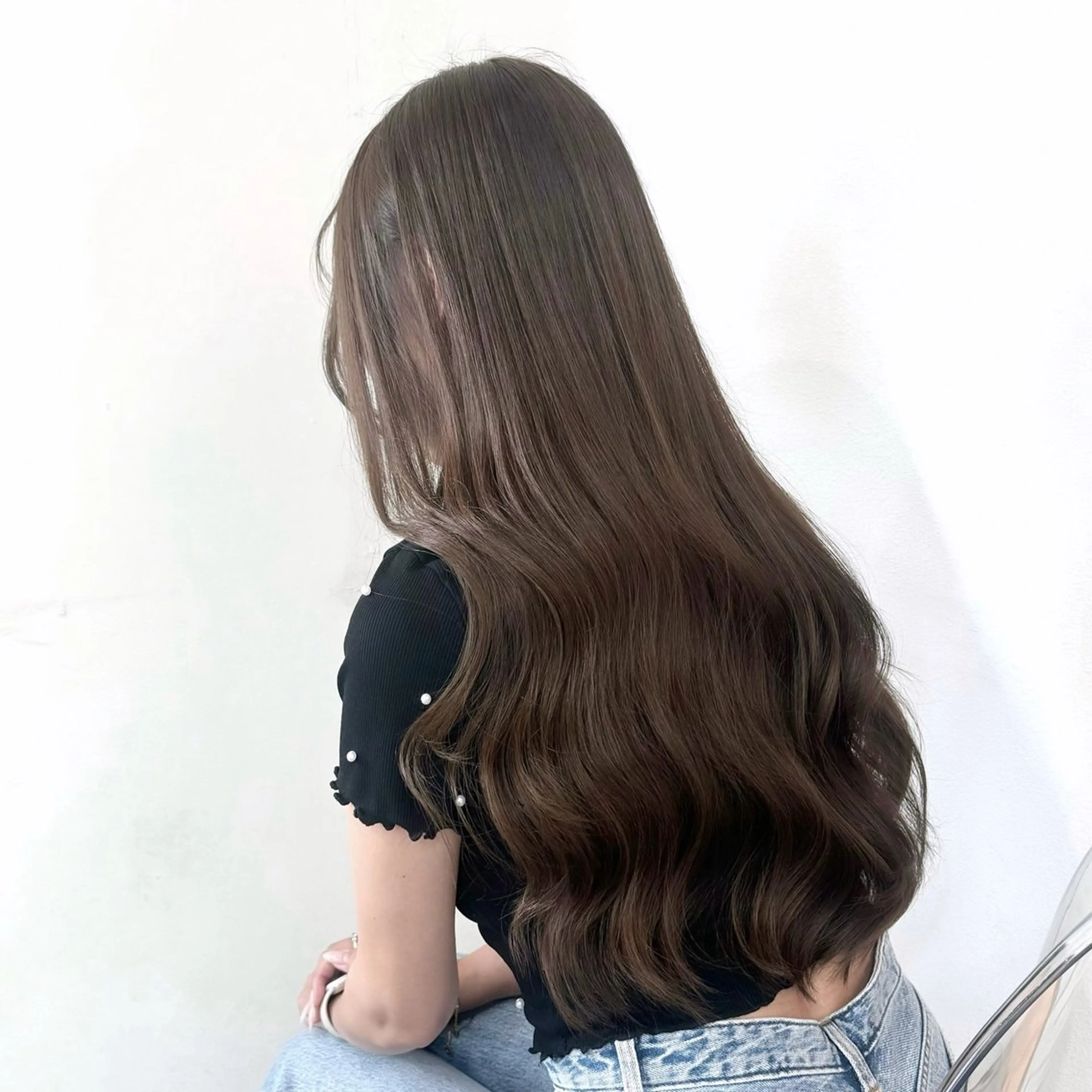 ロング ヘアカラー カラーモデル募集 吉原佳穂💗のヘアスタイル