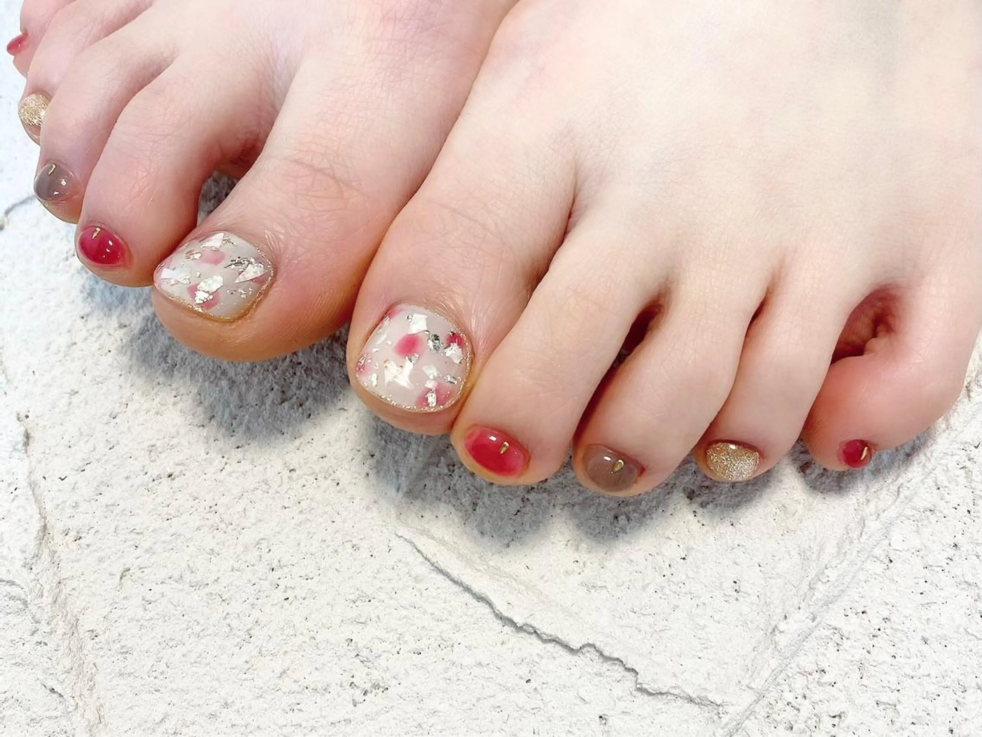 ネイル アートネイル フットネイル Nail salon mewのネイルデザイン