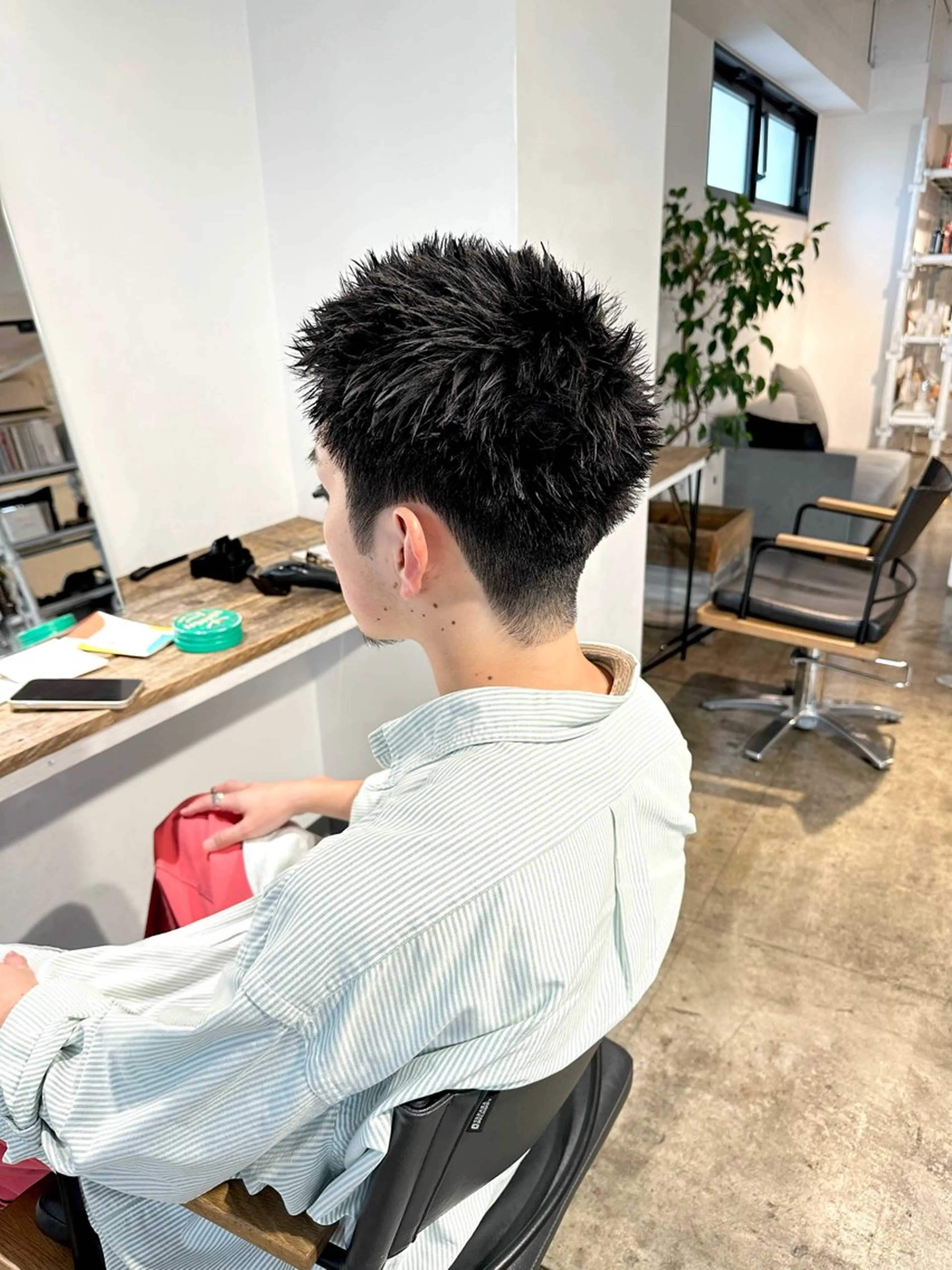 メンズ フェードカット スパイキーショート 刈り上げ カット 骨格補正施術/メンズ 専門美容師/YUYAのヘアスタイル