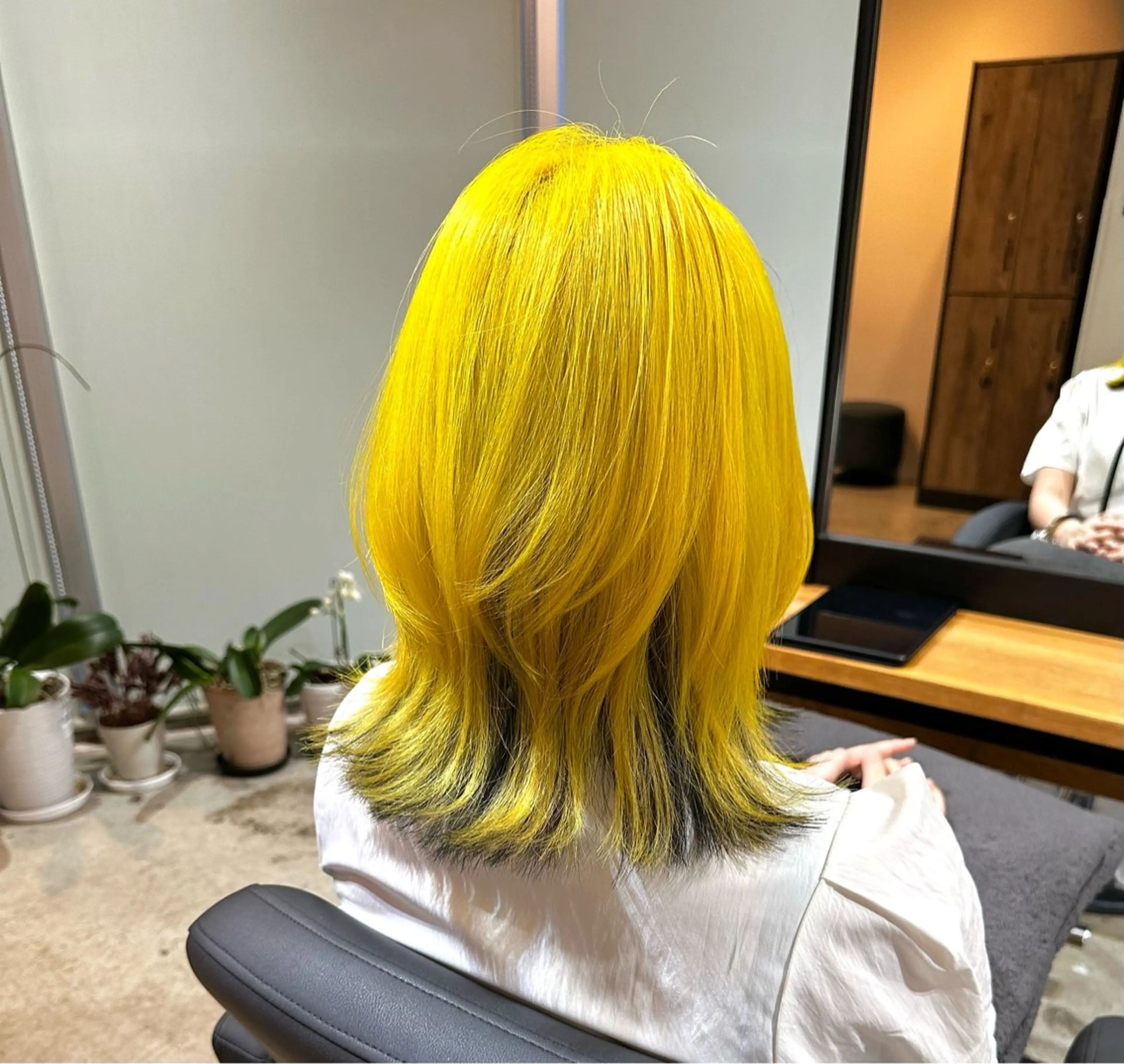 ミディアム カラー カット ヘアカラー トリートメント ✨髪質改善/ハイトー ン/艶髪高山のヘアスタイル