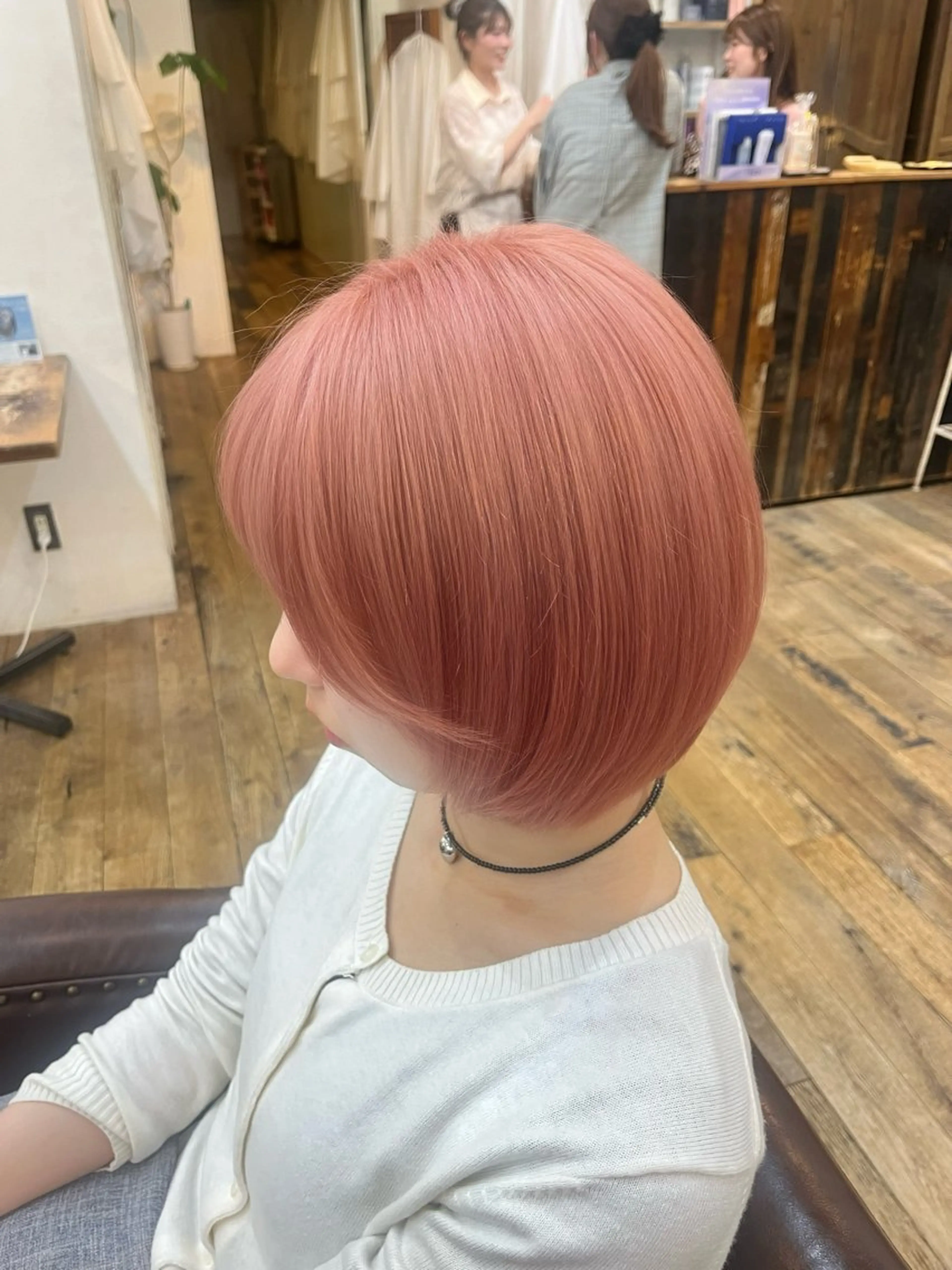 カラー ブリーチ ケアブリーチ ヘアカラー 東茉央/ブリーチ リタッチ🧸銀座のヘアスタイル