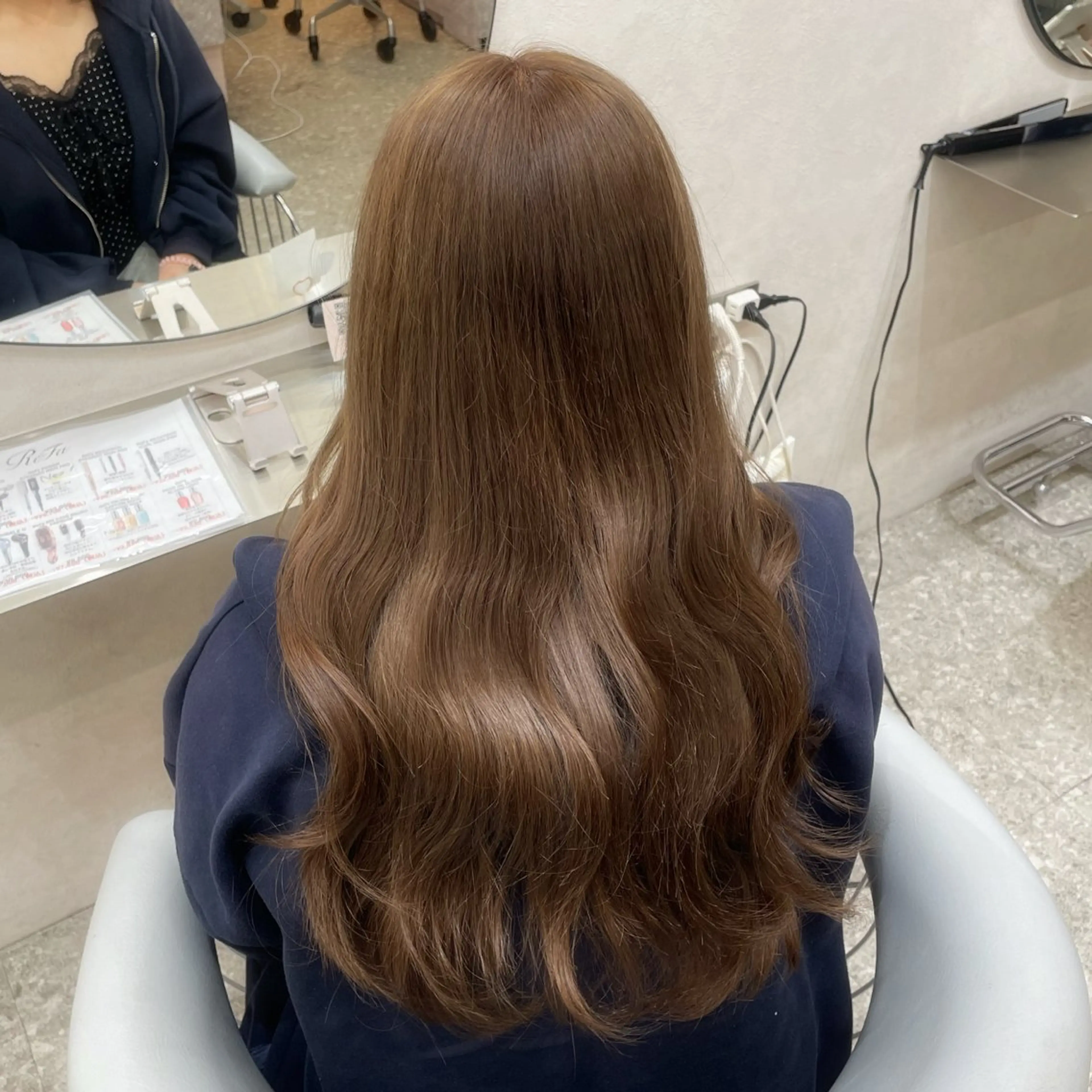 ロング カラー ヘアカラー Hisa🤍新宿/髪 質改善🫧艶カラーのヘアスタイル