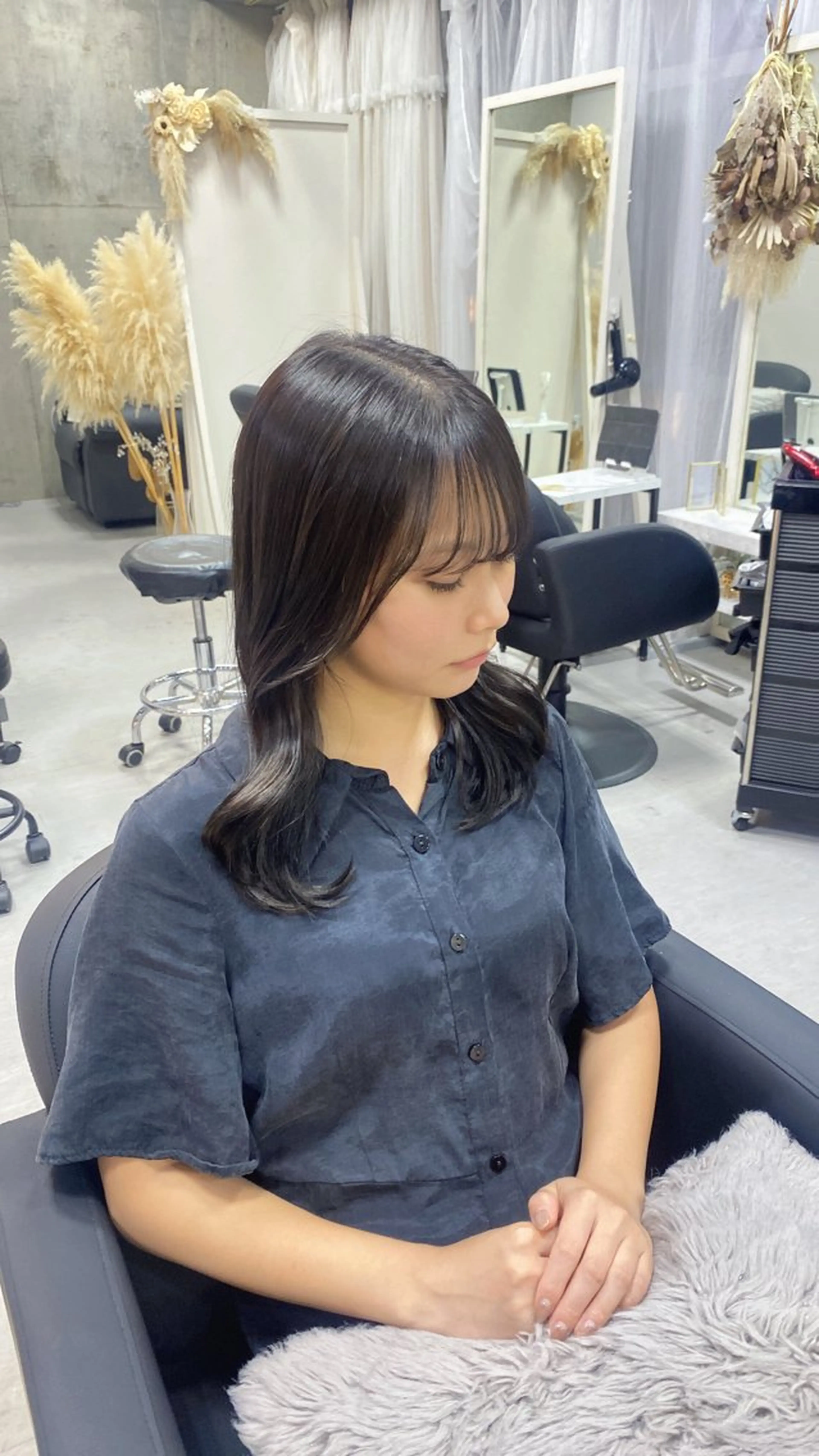カラー グレージュ カット トリートメント XELM高崎 🤍Kyokaのヘアスタイル