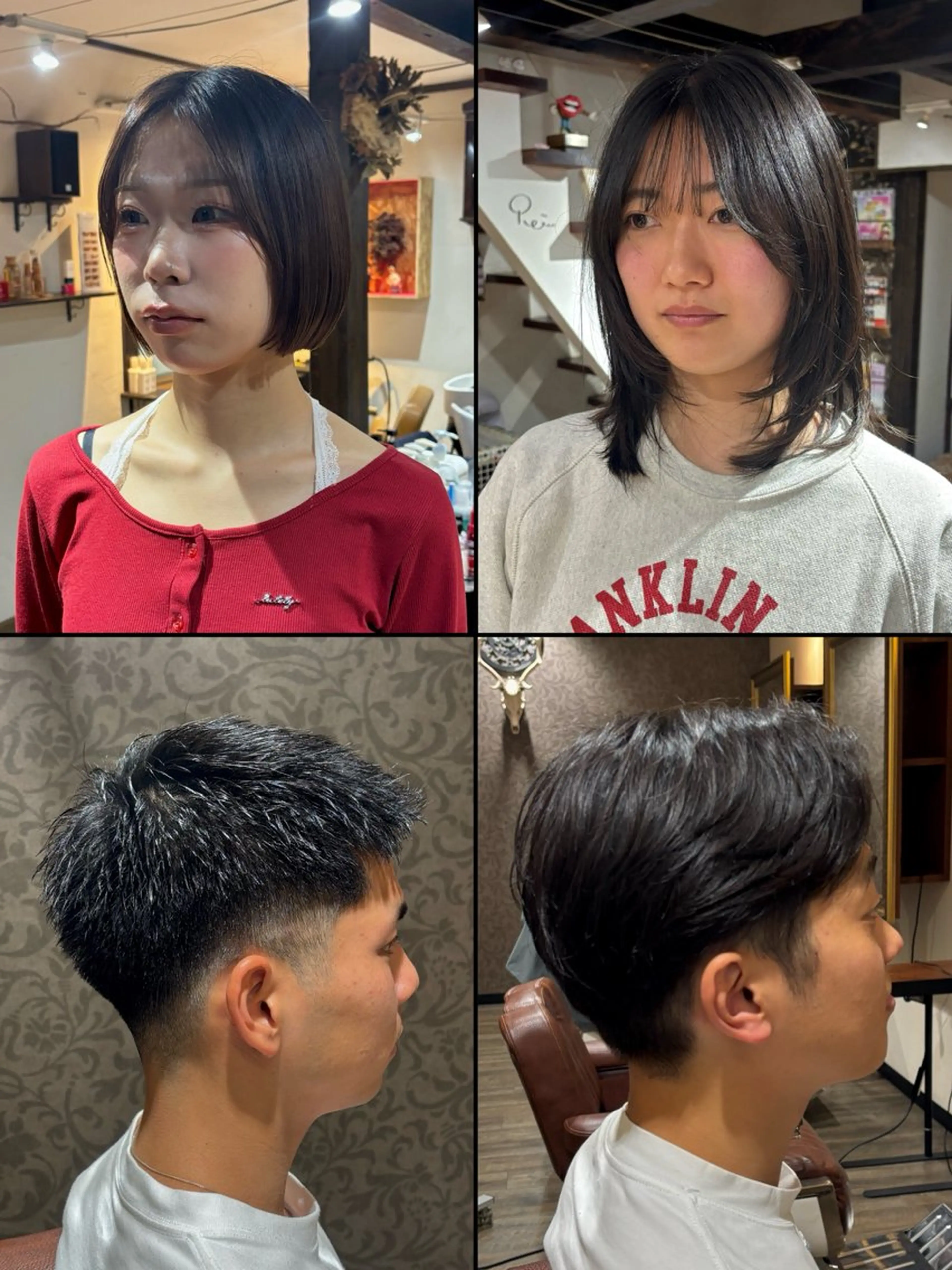 セミロング メンズ カット ボブ/レイヤーカット ｜ヨシダユウセイのヘアスタイル