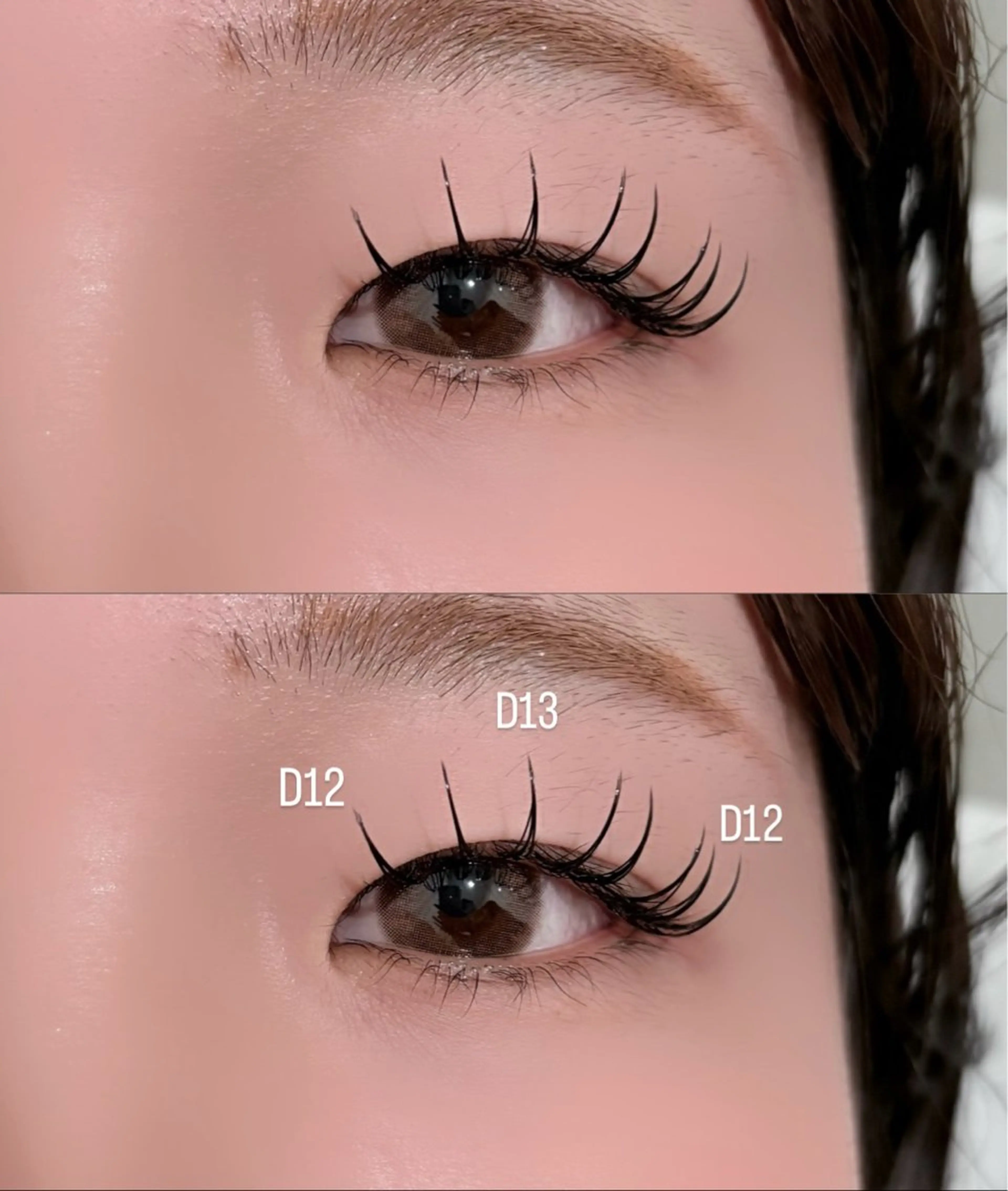 マツエク・マツパ フラットラッシュ meRK manamiのマツエク・マツパデザイン