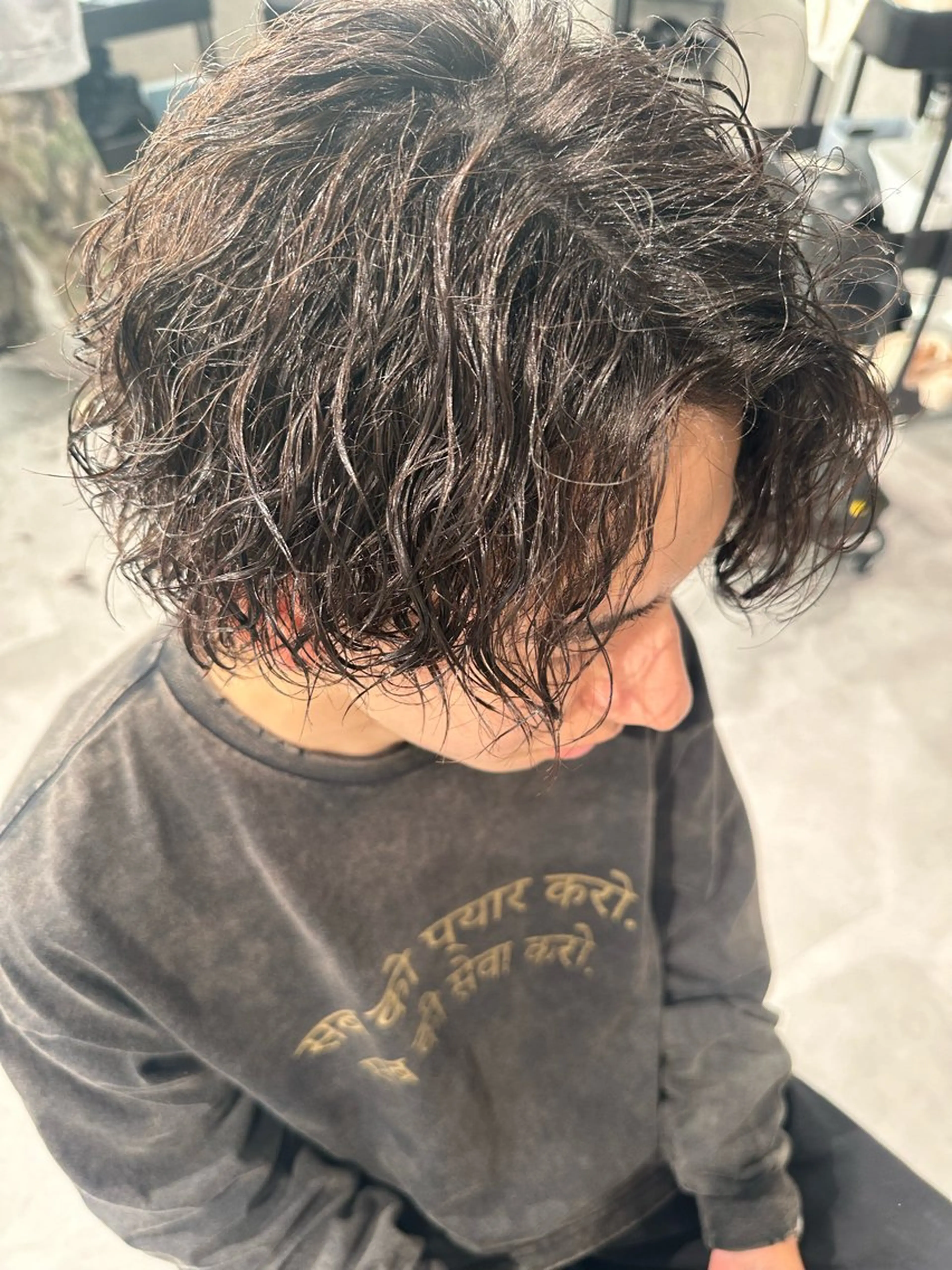 ショート パーマ ヘアアレンジ メンズ メンズヘア静岡 ✂︎Ryuheiのヘアスタイル