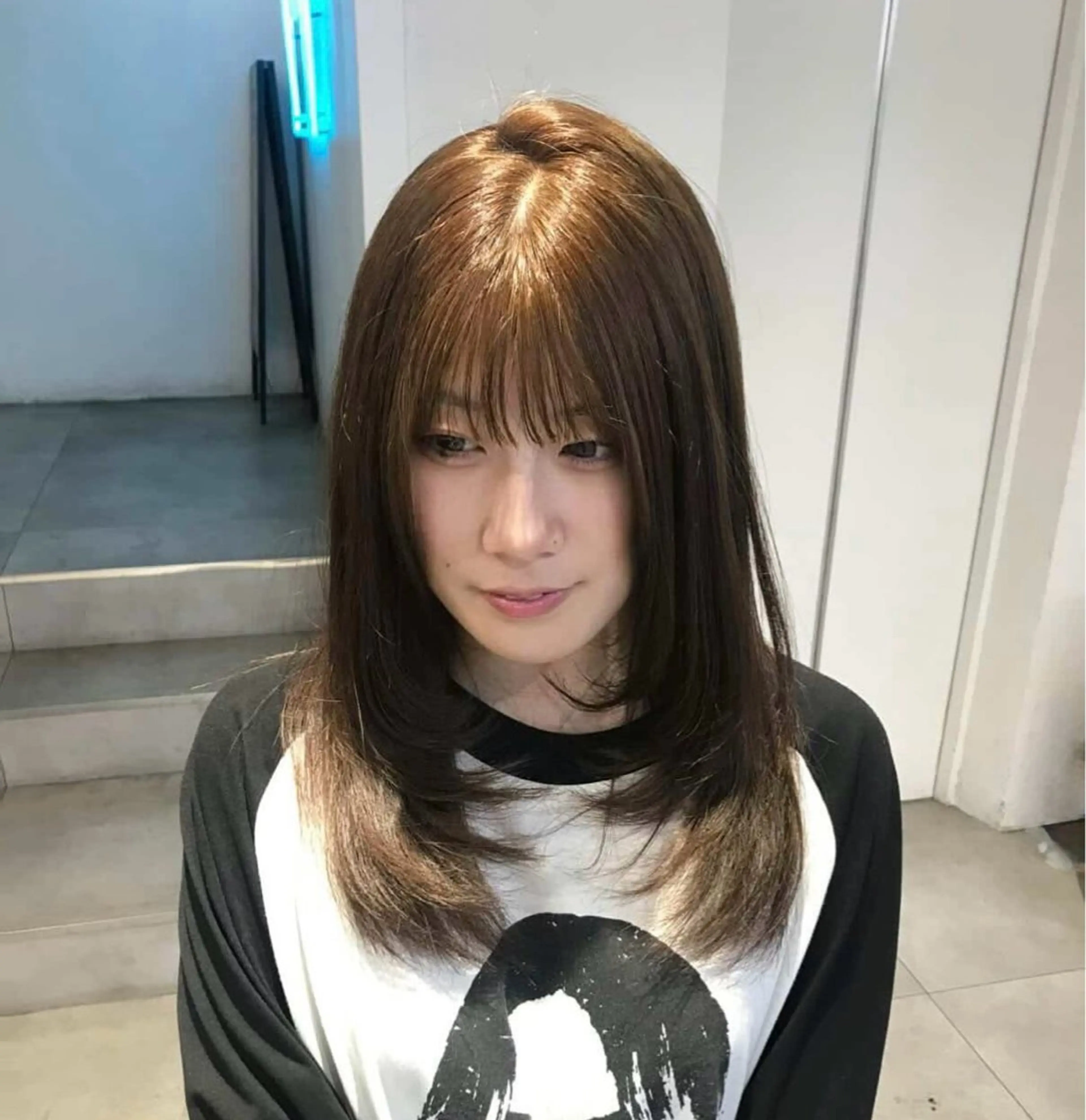 透明感ブラウンカラー🐻🌱の写真