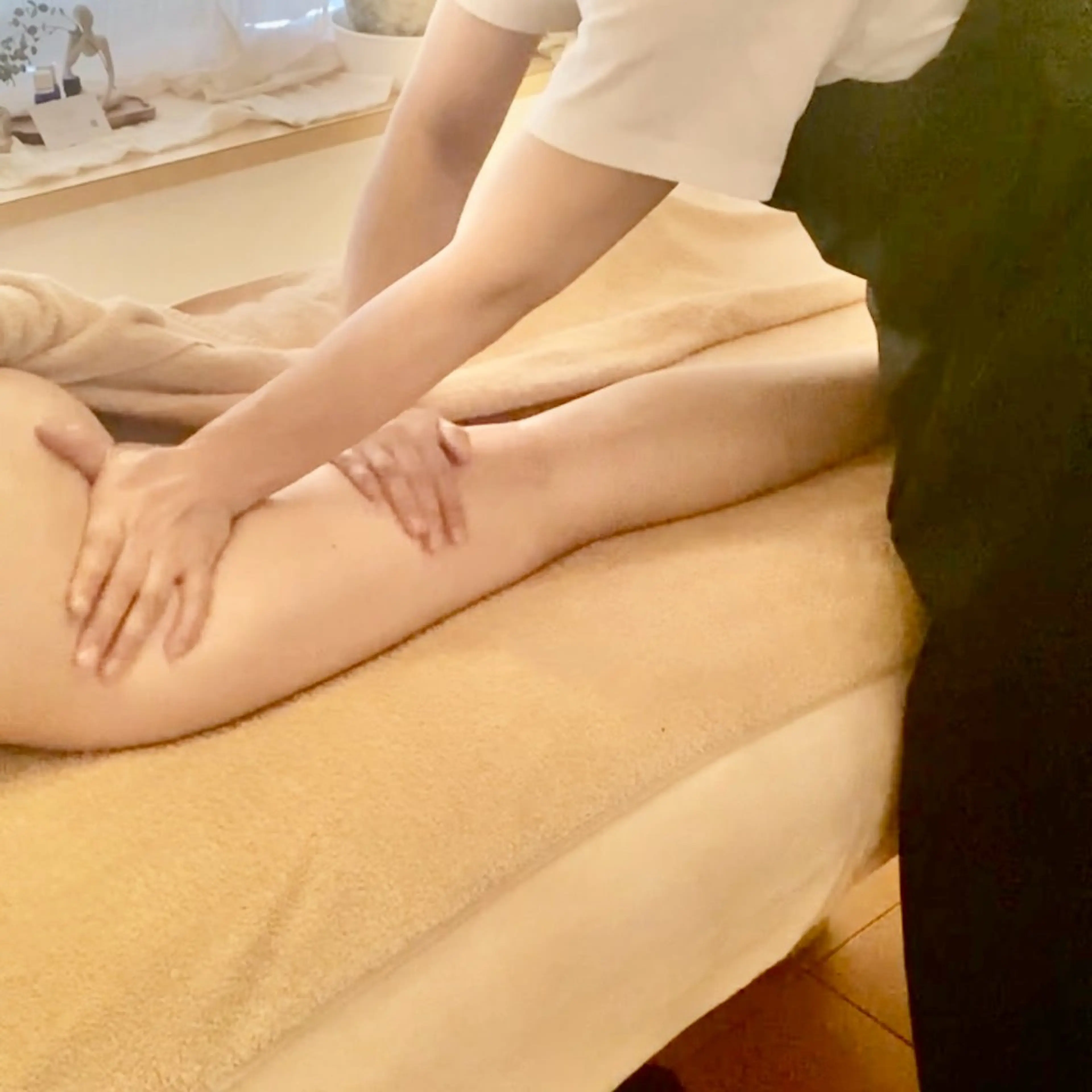 背面(下半身)コースの写真